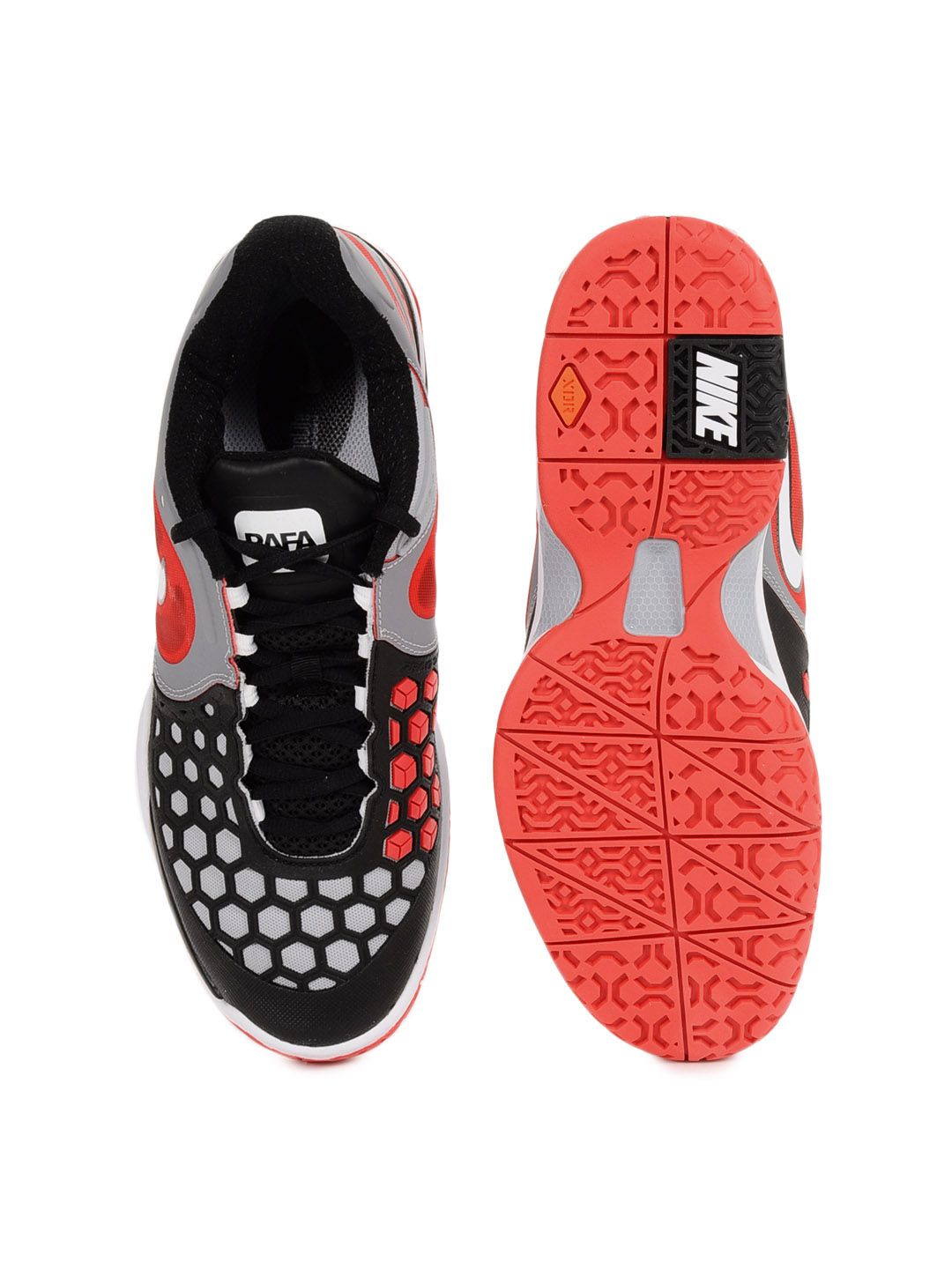 Buy Nike Men Black & Red Air Max Courtballistec 4.3 Sports Shoes