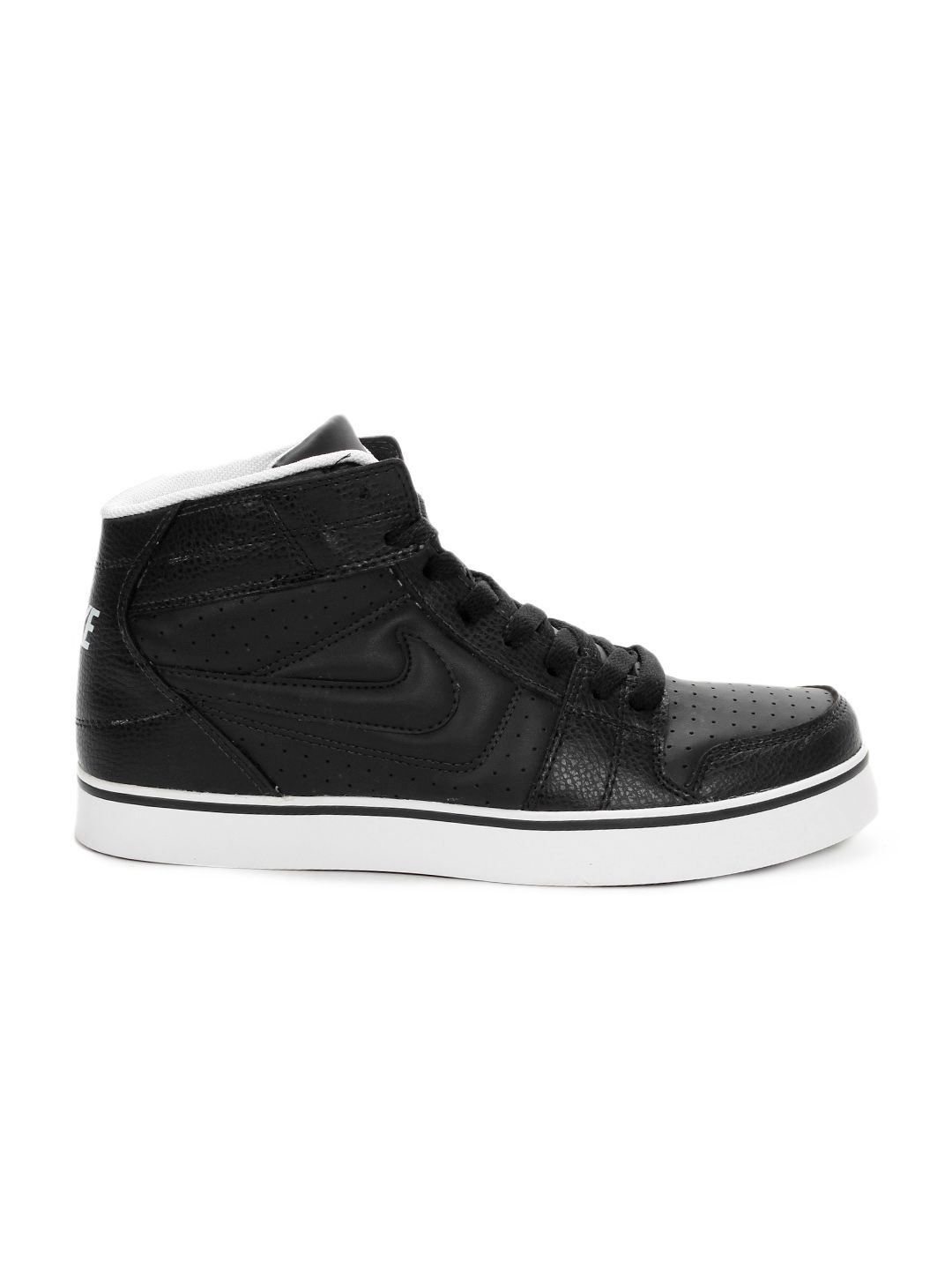 nike liteforce mid black sneakers