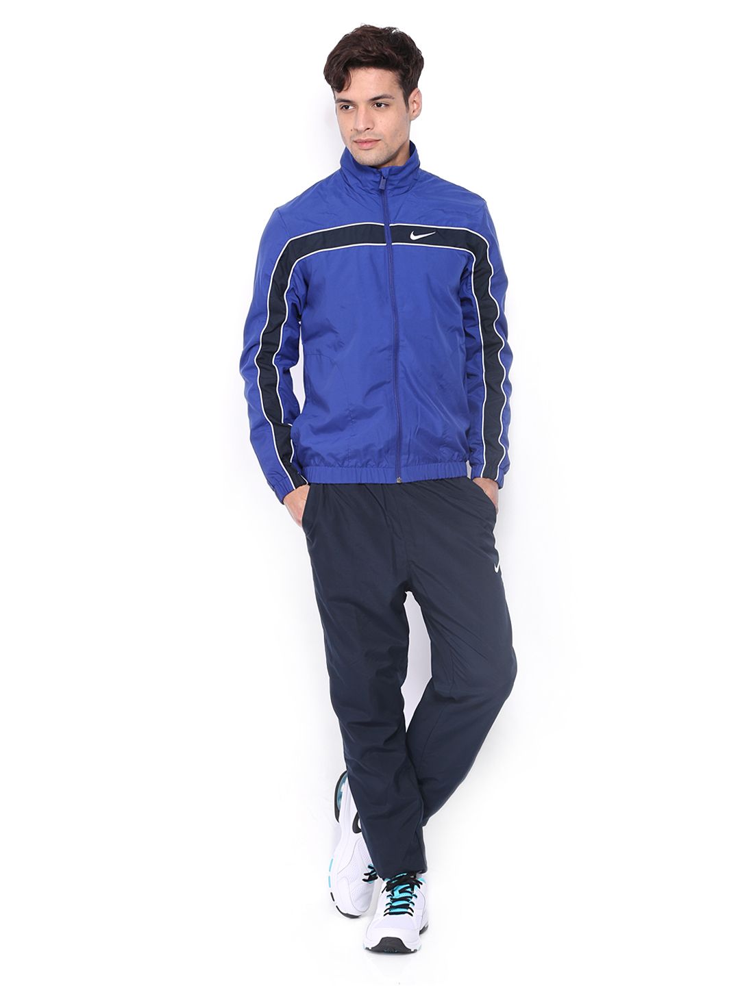 navy nike mens tracksuit