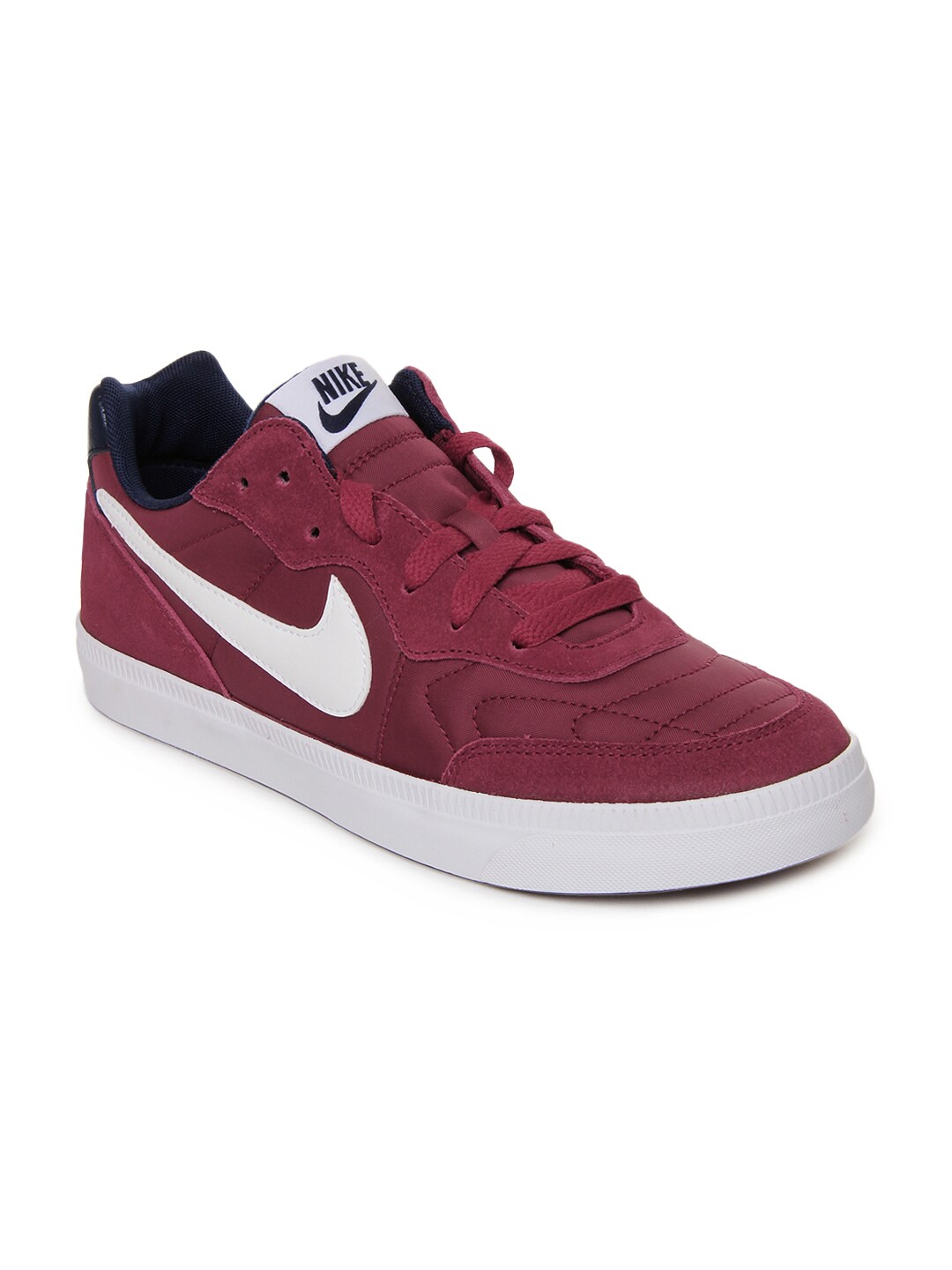 Buy Nike Maroon Tiempo Trainer NSW Casual Shoes - 632 - Footwear for