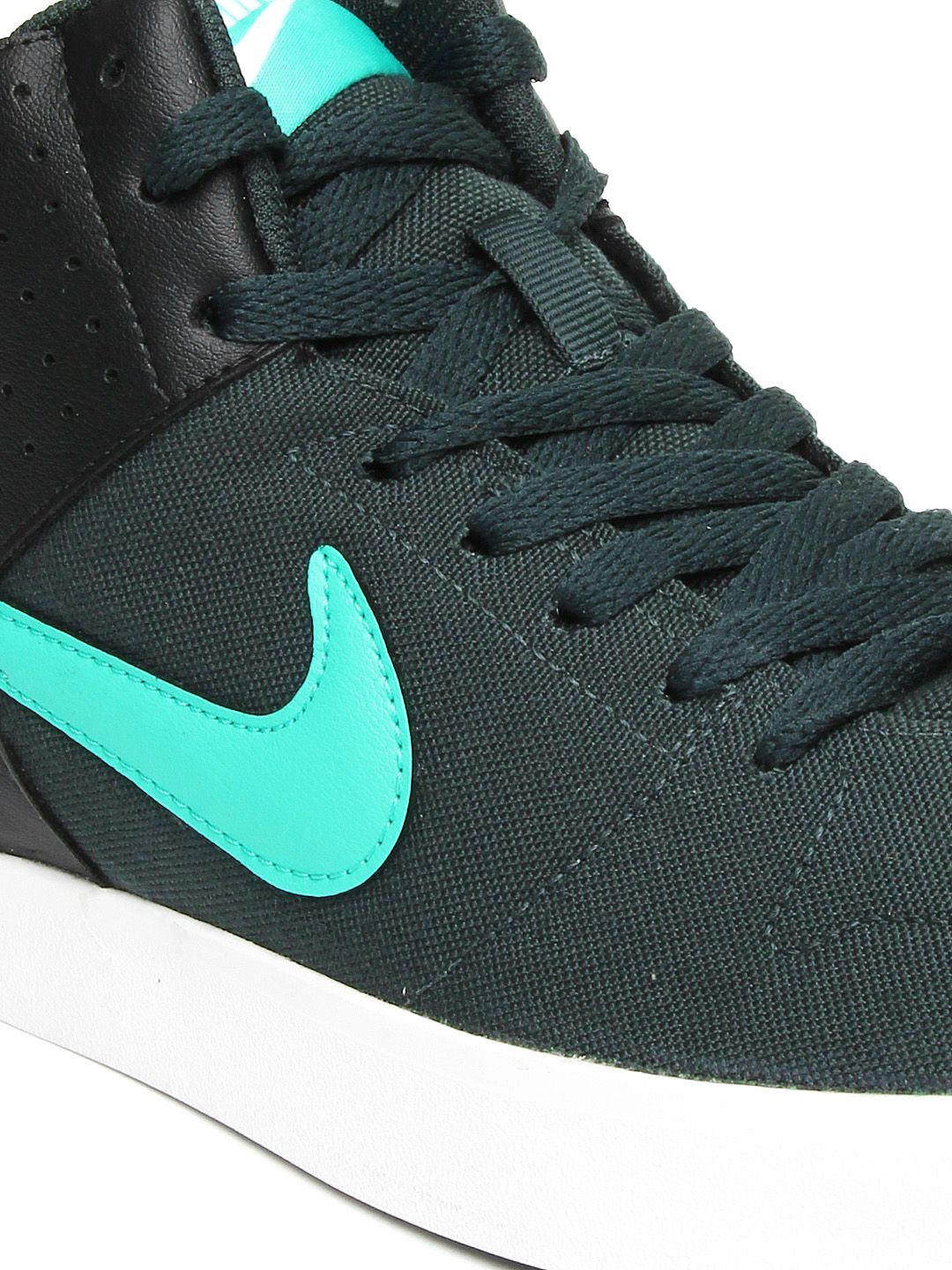 nike liteforce iii mid green sneakers