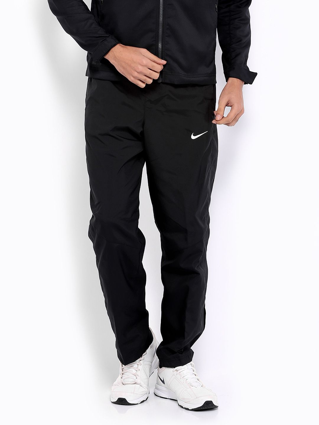 black nike track pants