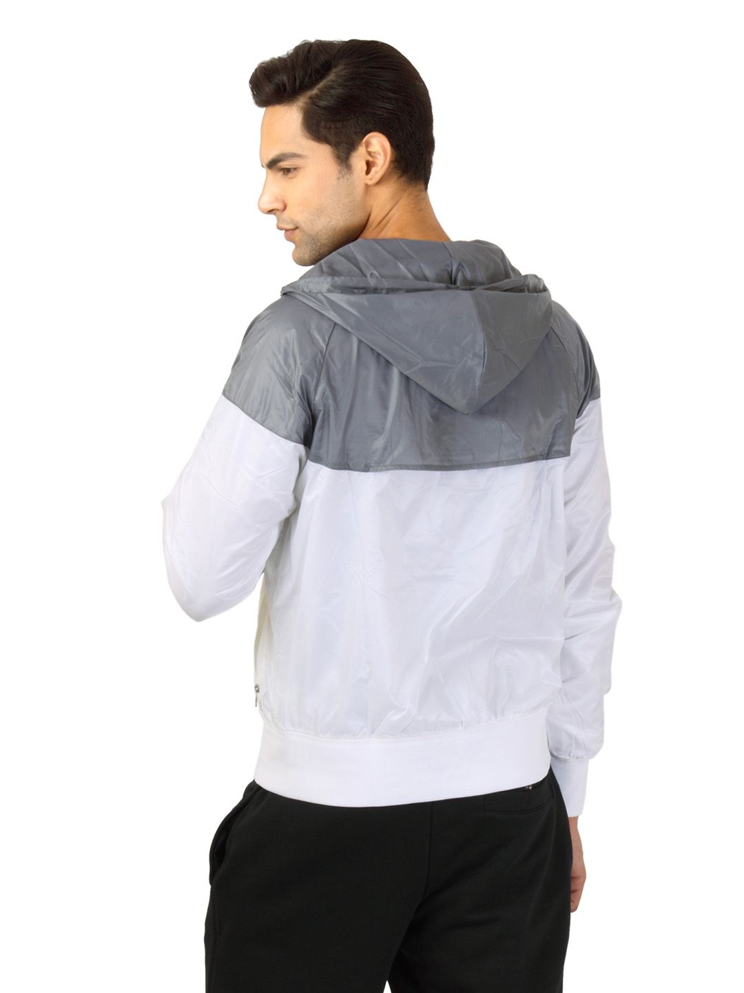nike windrunner jacket men's white