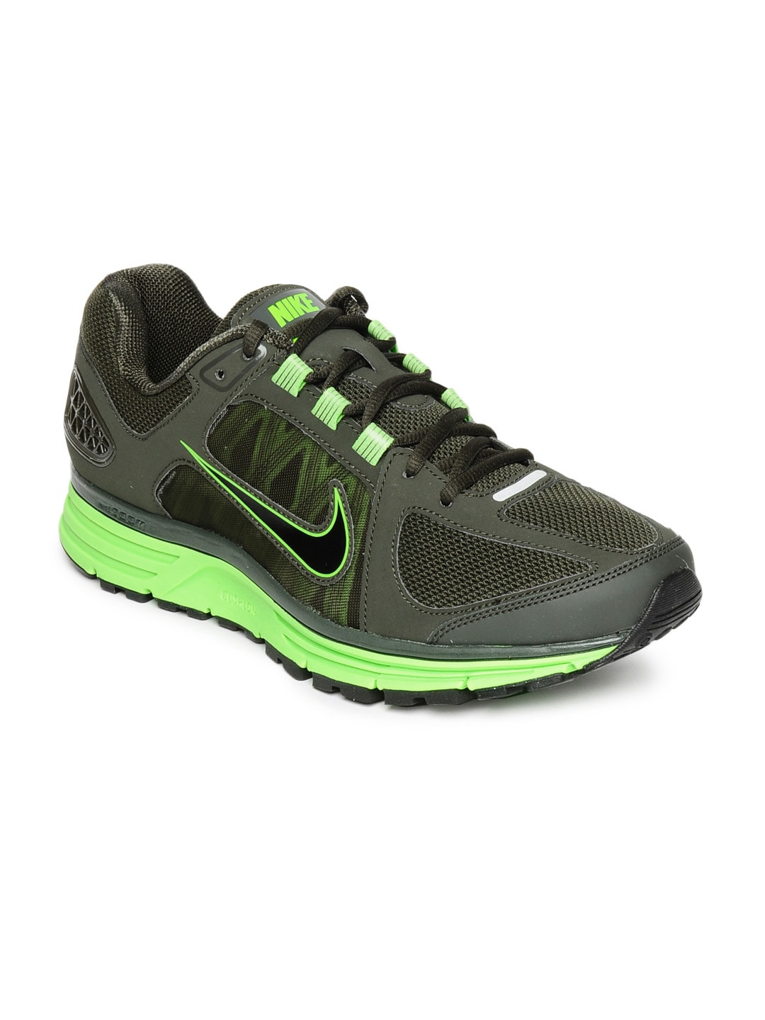Buy Nike Men Zoom Vomero 7 Olive Green Sports Shoes 288