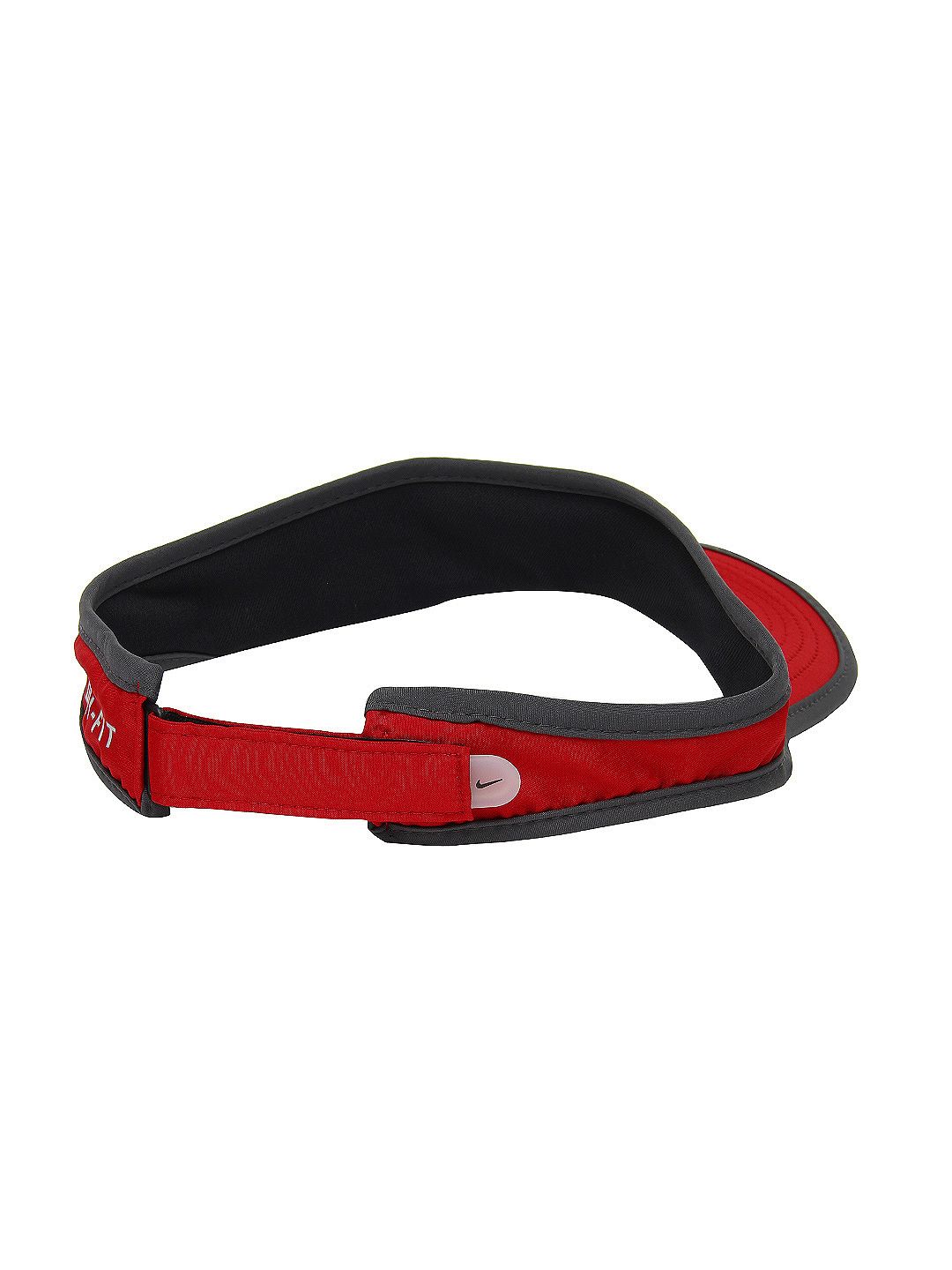 Buy Nike Red & Grey Ws Feather Light Visor Tennis Caps - Caps for