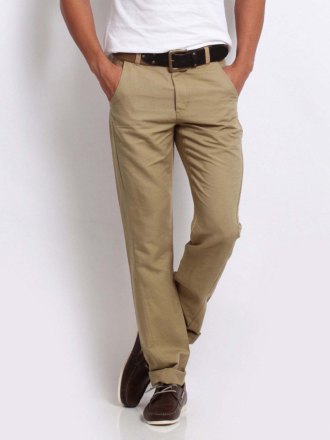 tie waist khaki pants