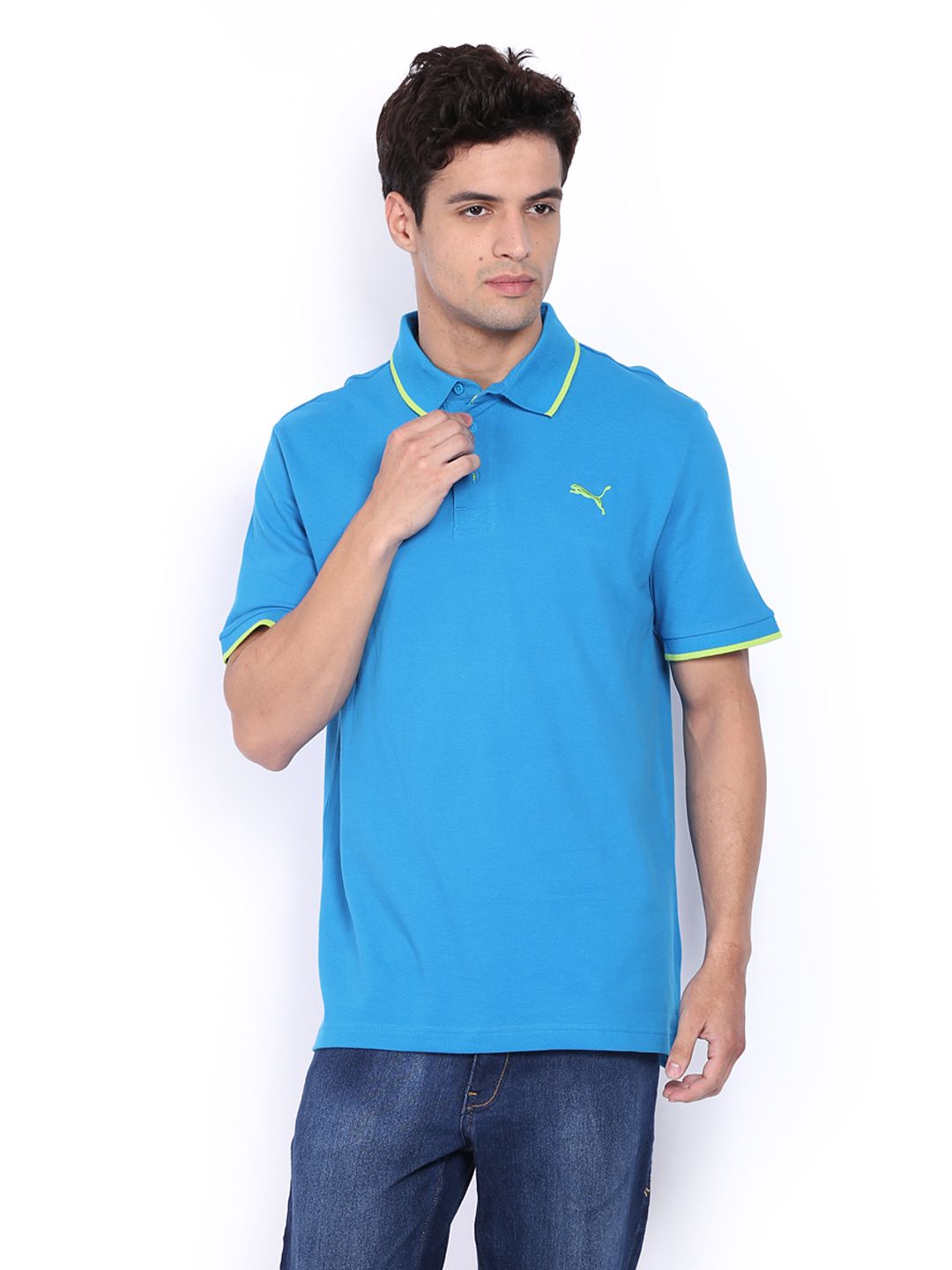 puma polo t shirts myntra