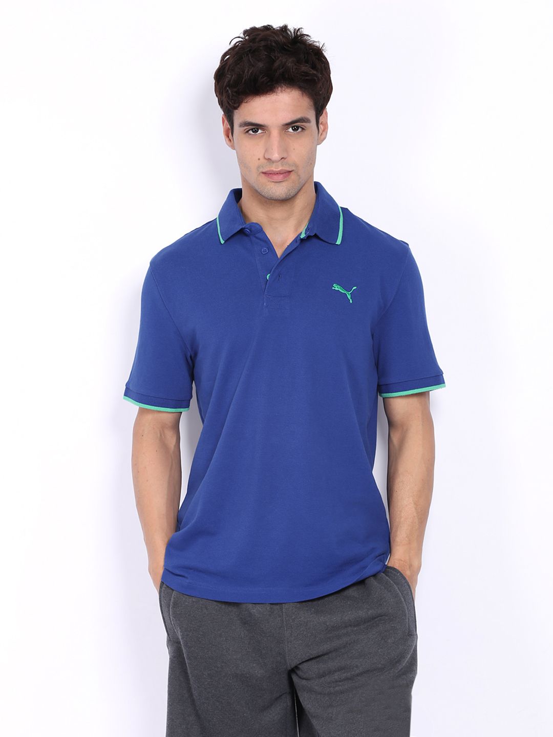 puma polo t shirts myntra