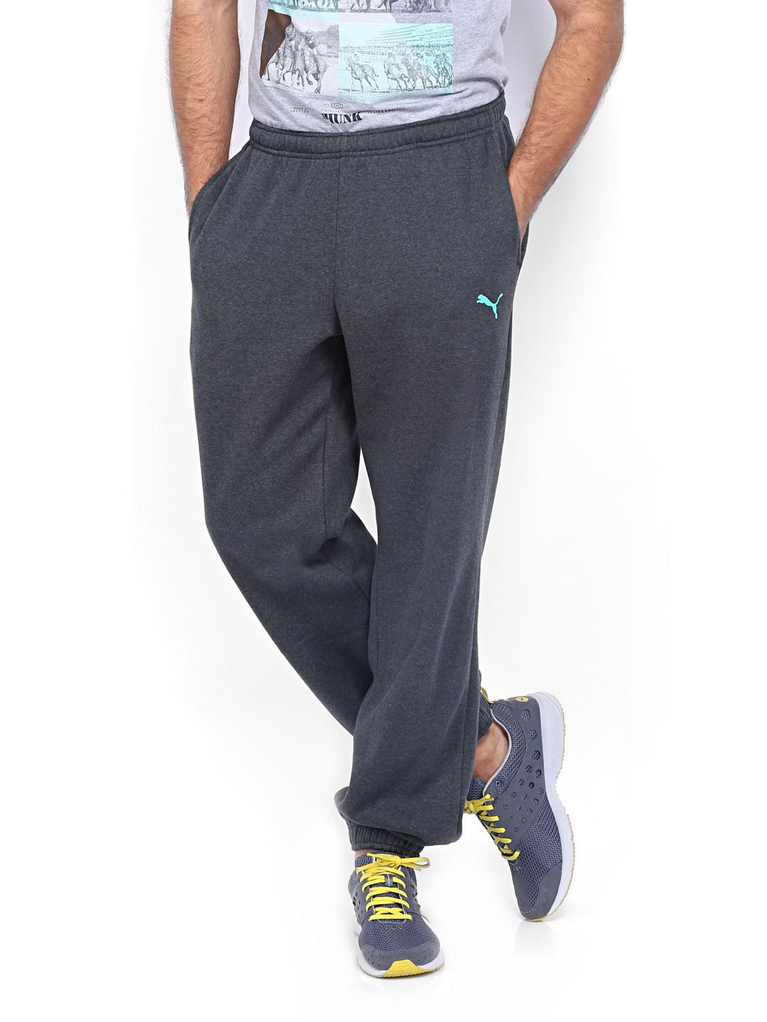 puma track pants myntra