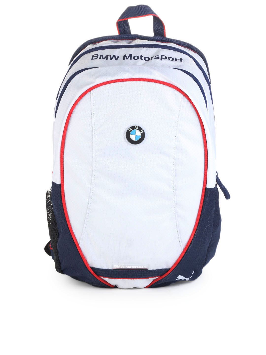 Puma unisex white bmw motorsport backpack #6