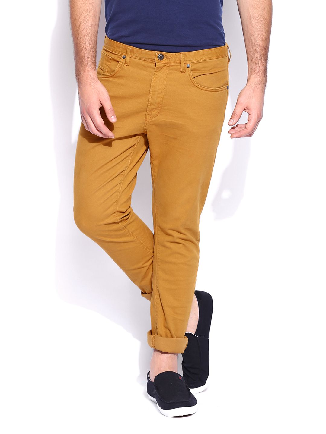 mustard colored jeans