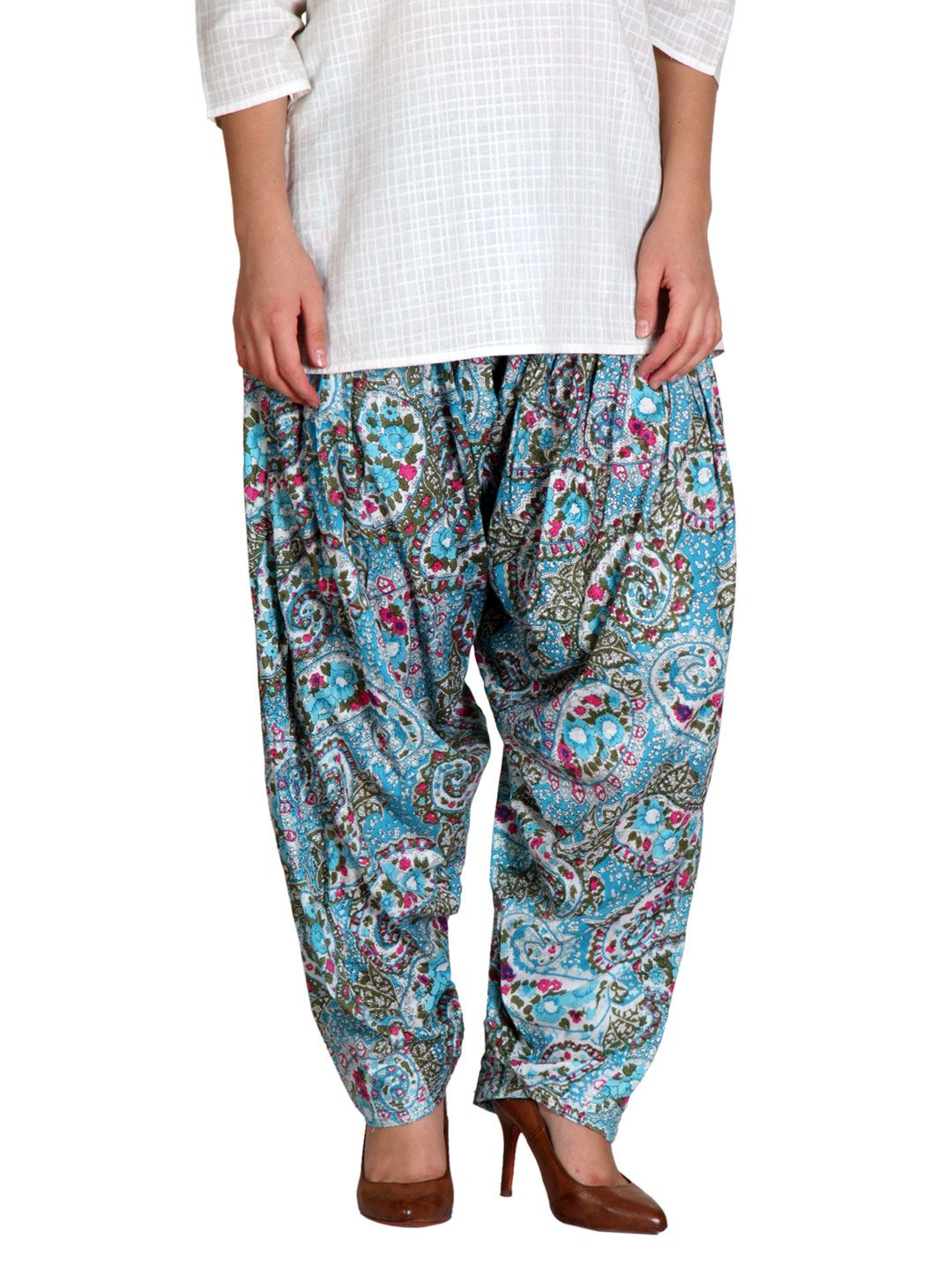 Shree Women Multi Coloured Patiala