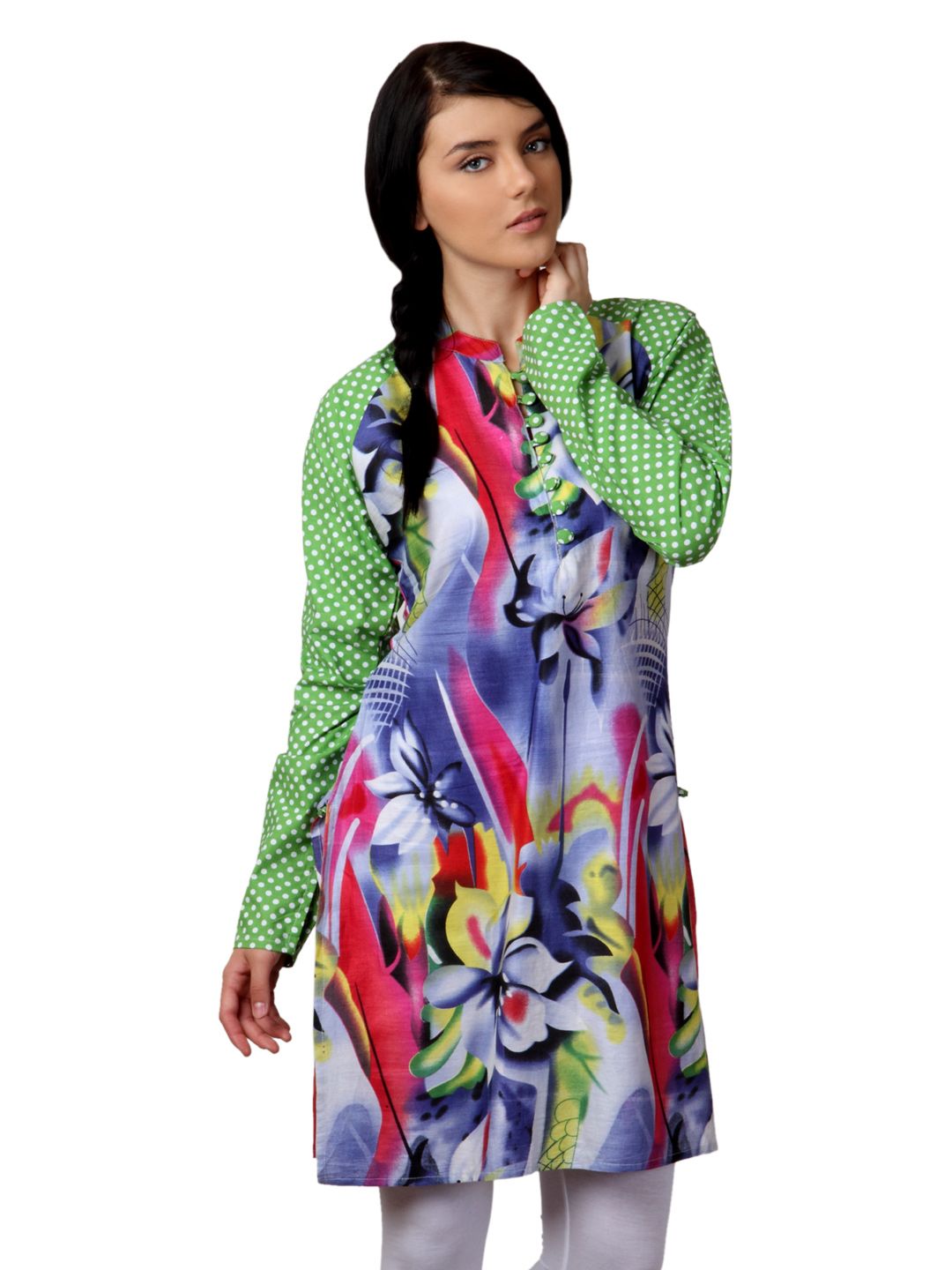 Shree Women Multicoloured Printed Kurta