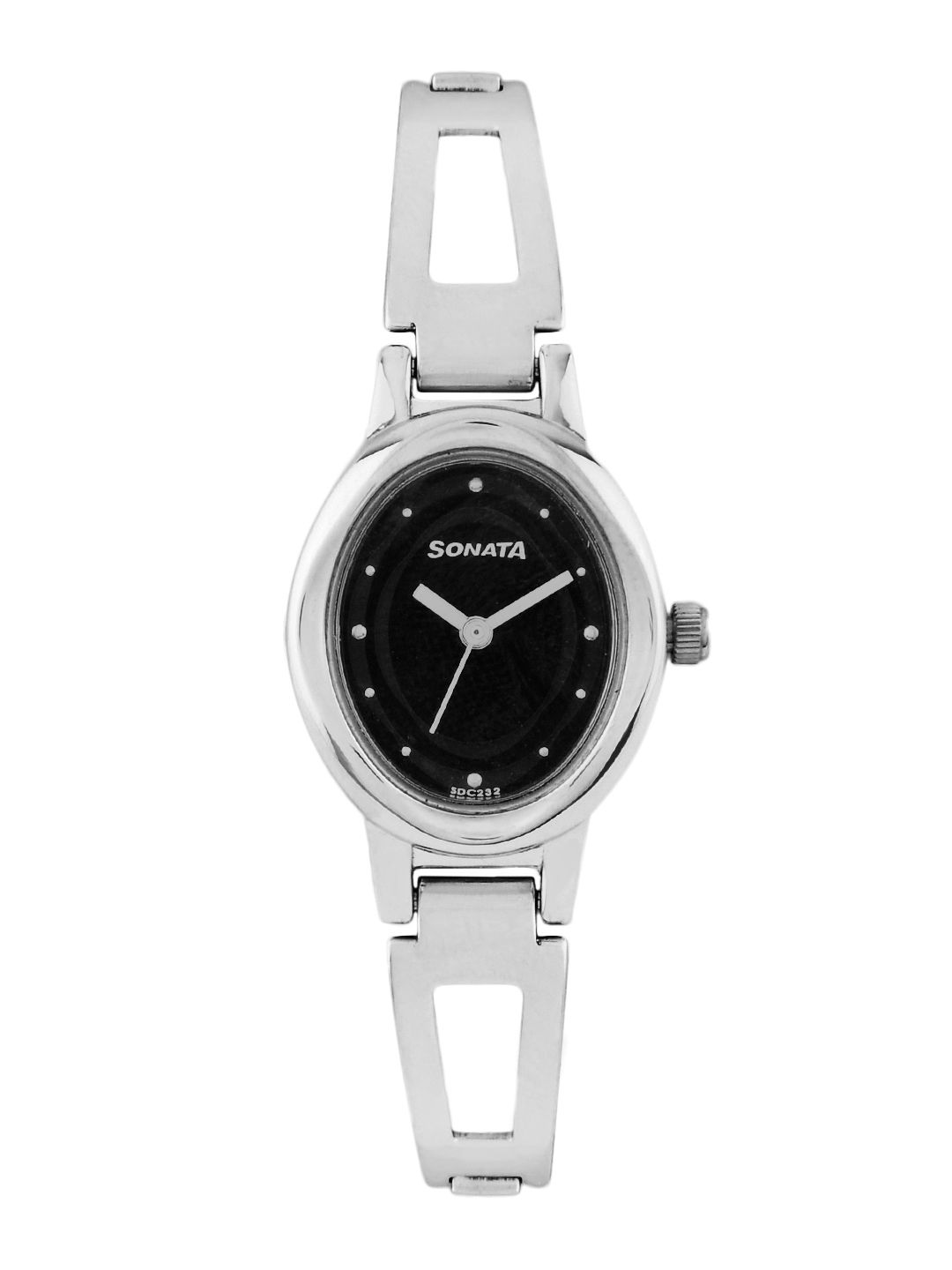 Sonata Women Black Dial Watch 8085SM01 Price in India