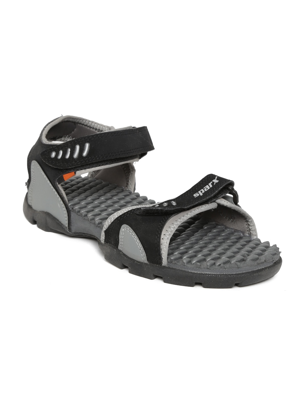 Buy Sparx Men Grey & Black Sports Sandals - 449 - Footwear for Men - 214724