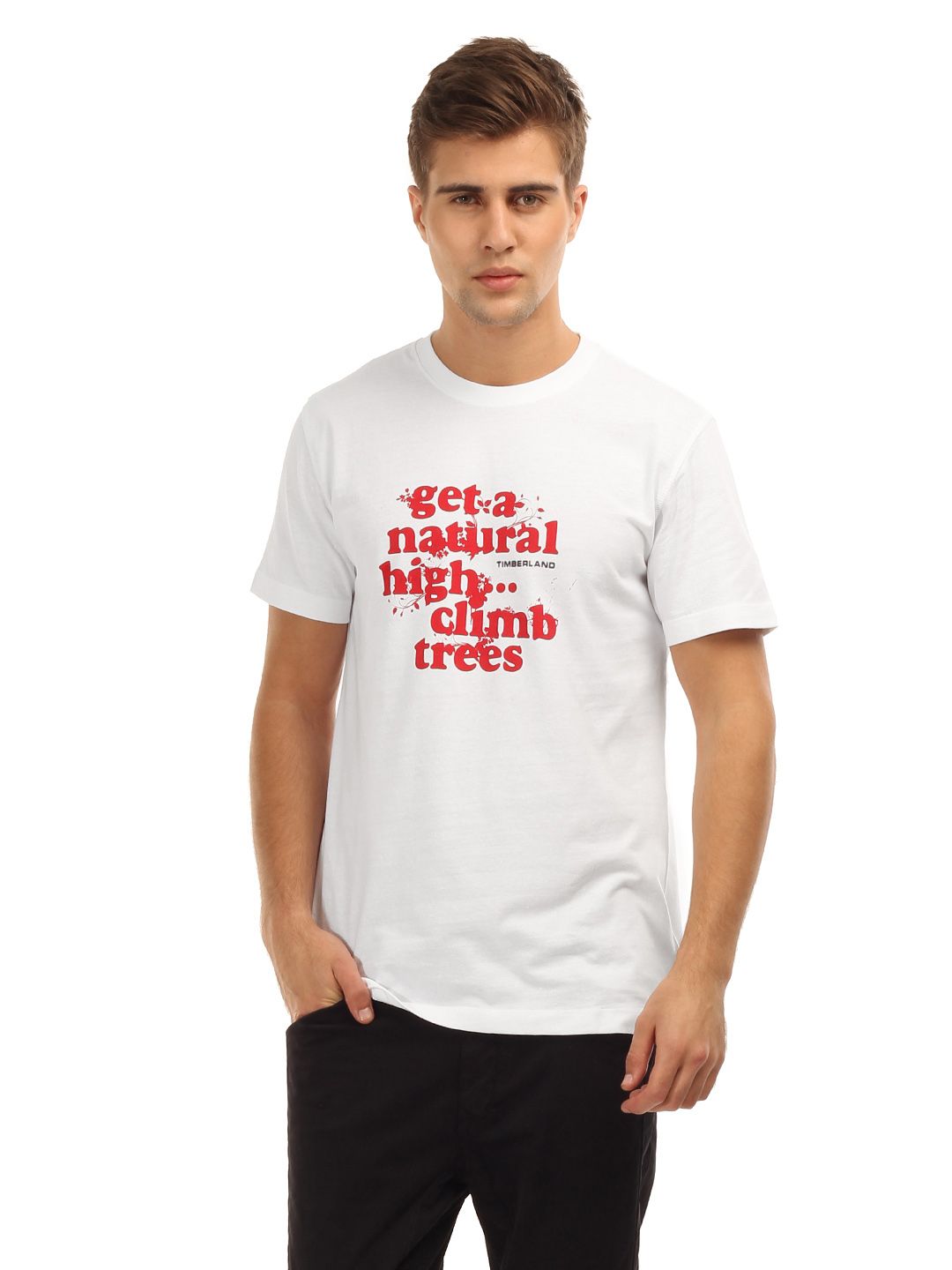 Timberland Men's Eclectic White T-shirt