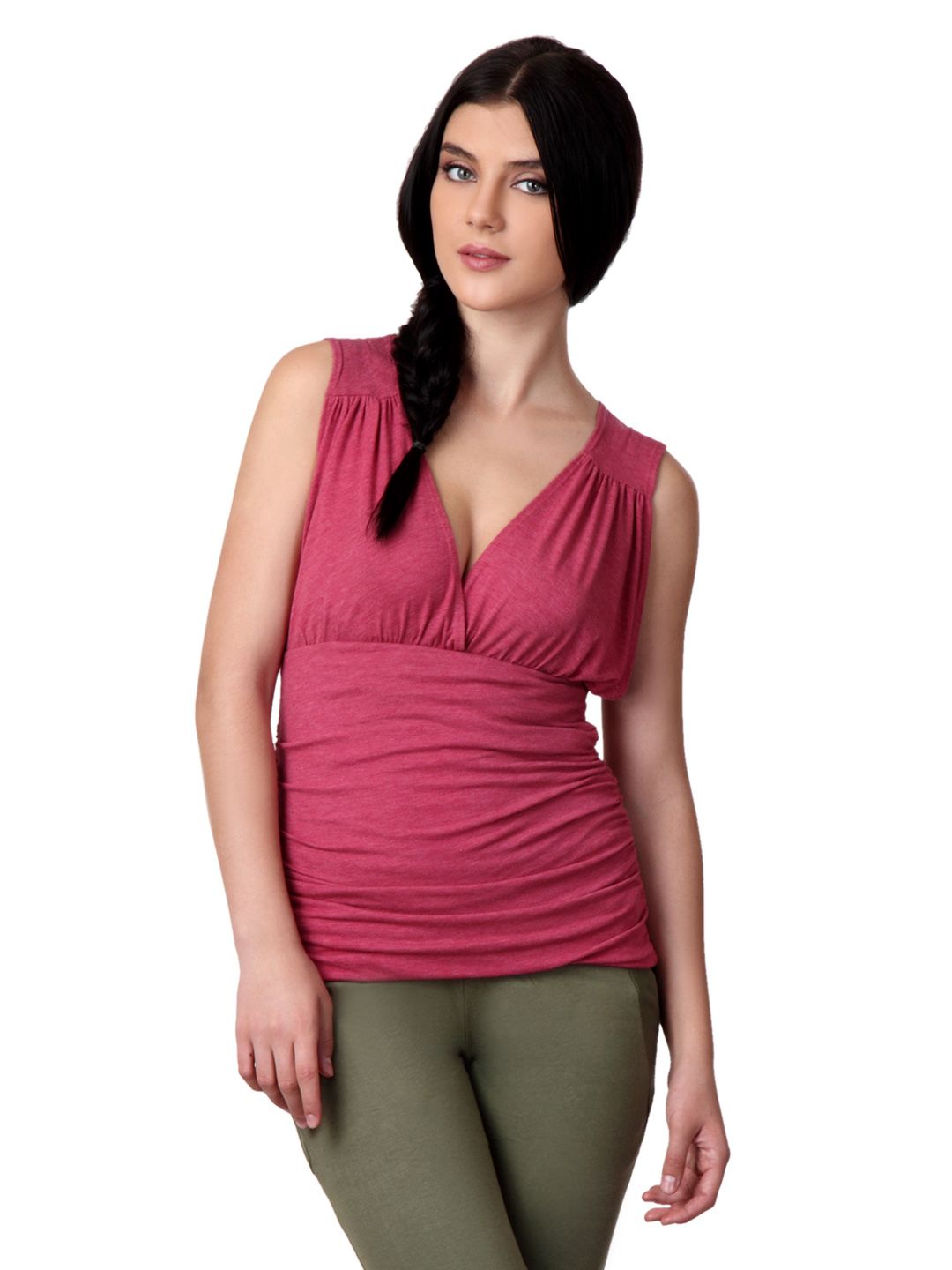 Tonga Women Pink Top