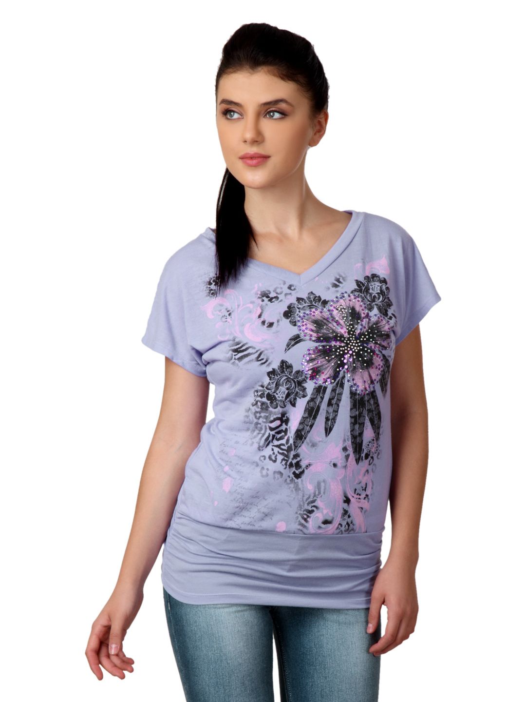 Tonga Women Lavender Top