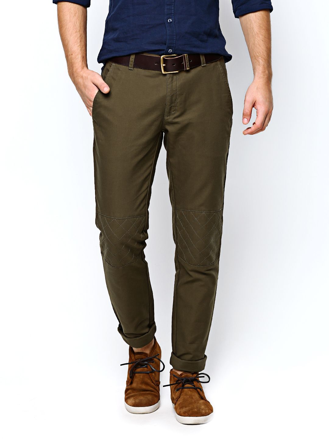 olive green pants mens slim fit