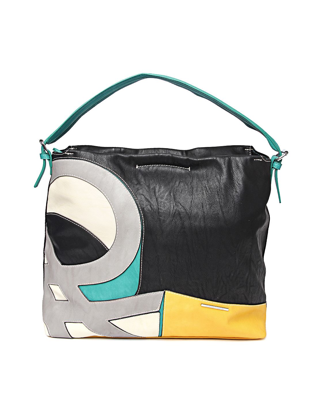 Buy United Colors Of Benetton Women Black Tote Bag - Tote Bags for Women | Myntra