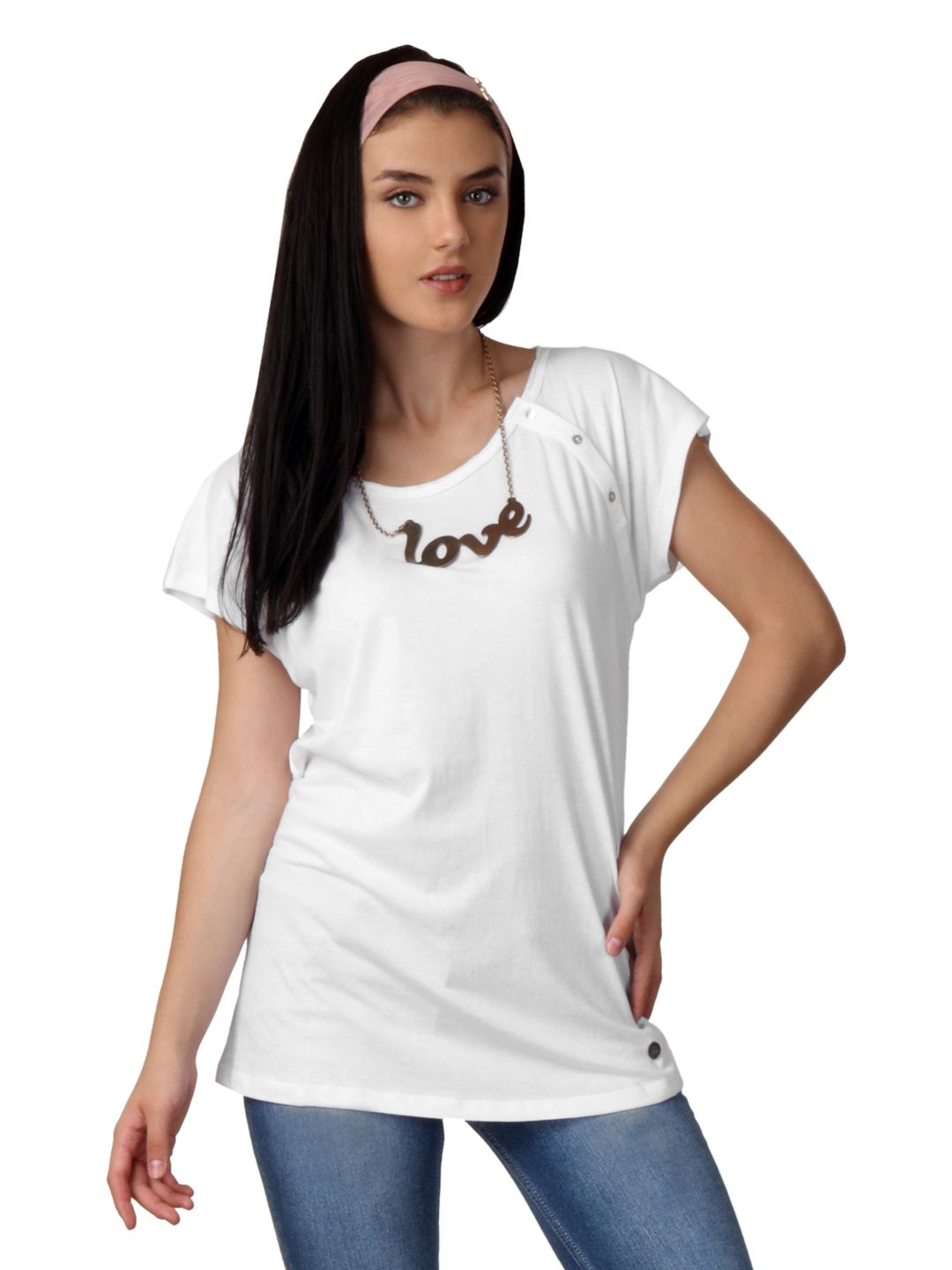 United Colors of Benetton Women White T-shirt