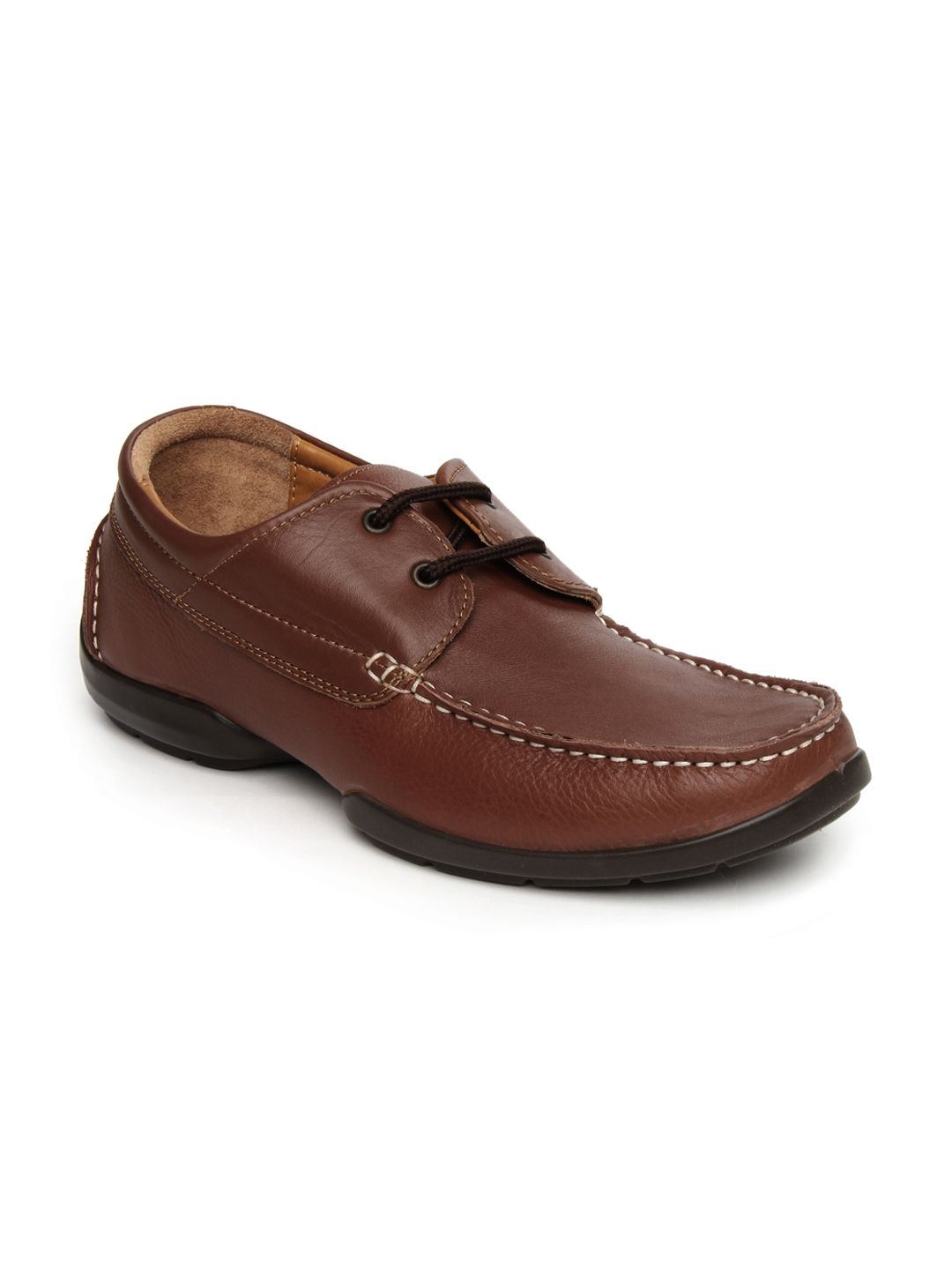 Buy Woodland Men Brown Leather Casual Shoes - Casual Shoes for Men 355650 |  Myntra