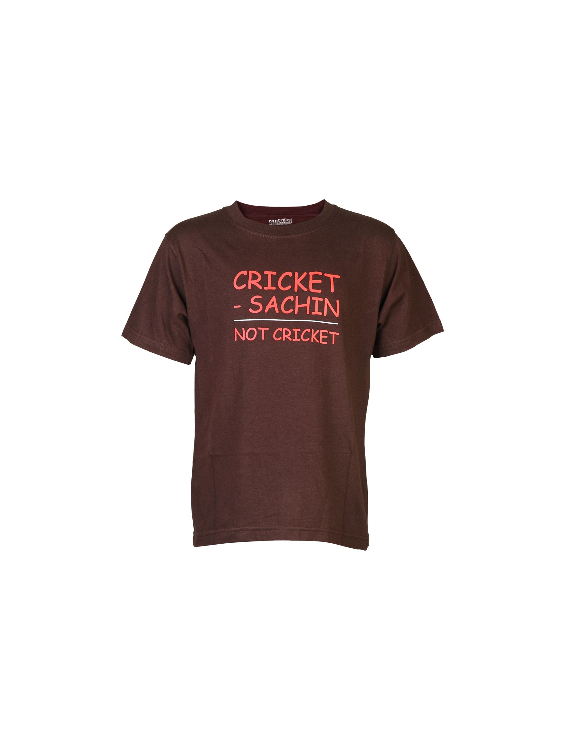 Tantra Unisex Printed Brown Tshirts