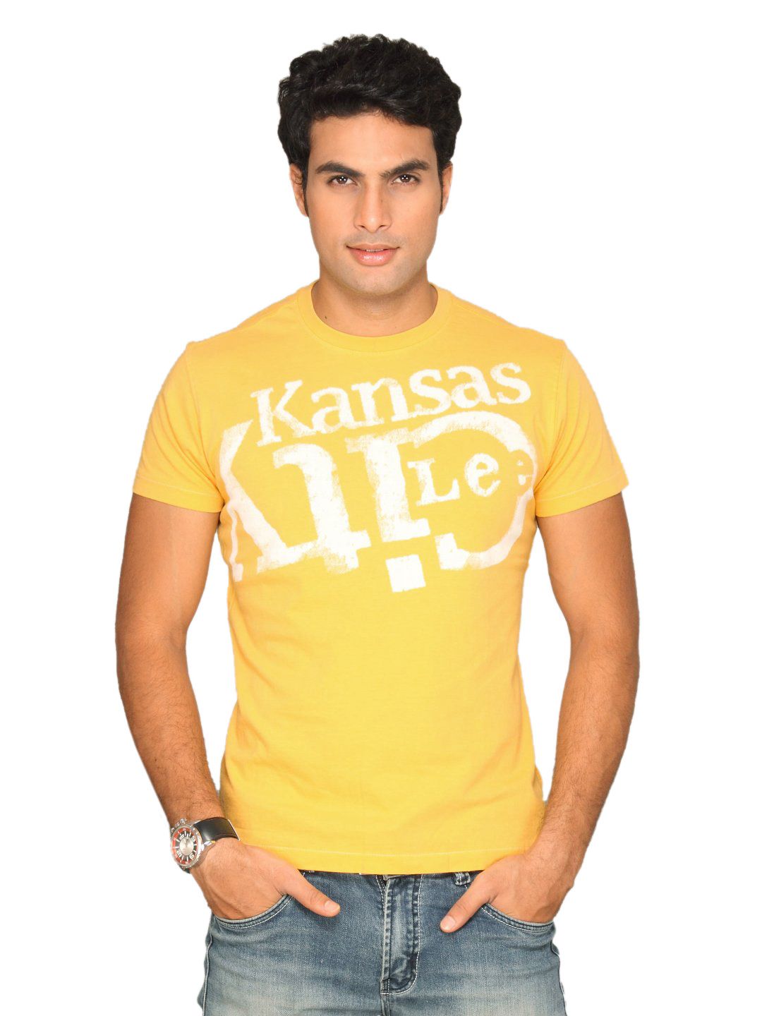 Lee Men's Grey Yellowbrass T-shirt