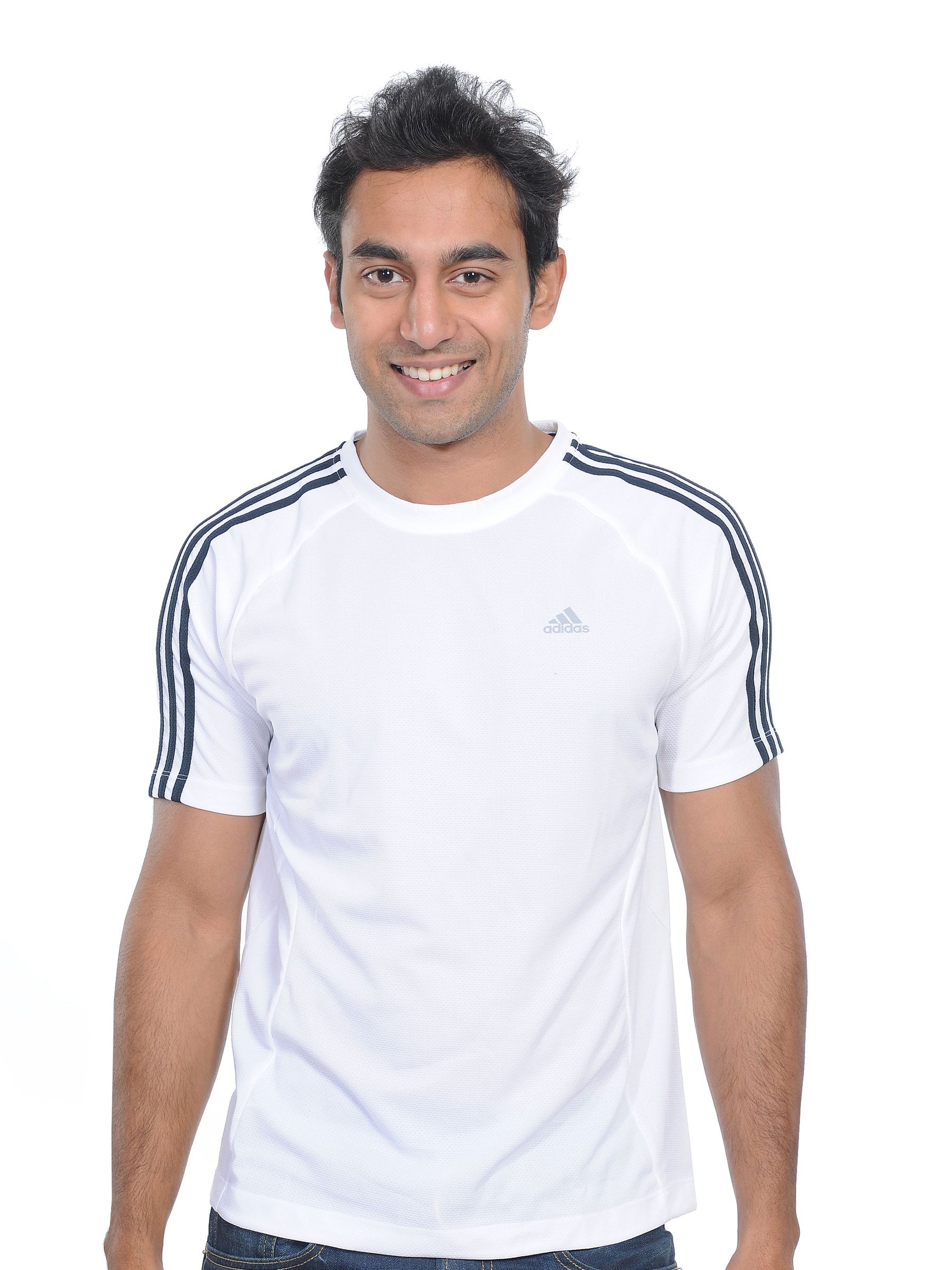 ADIDAS Mens White T-shirt