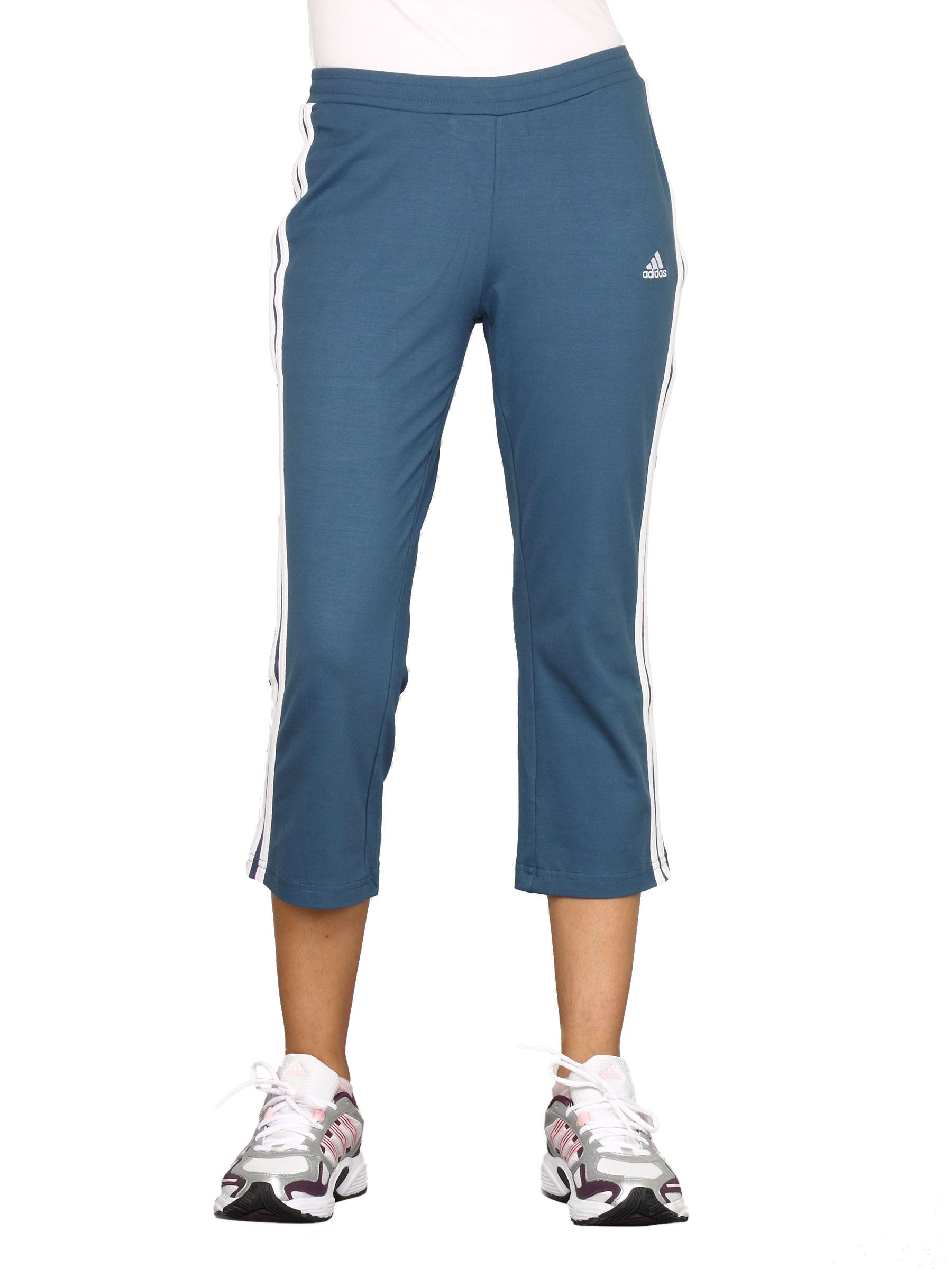 ADIDAS Women 3S Blue Capri
