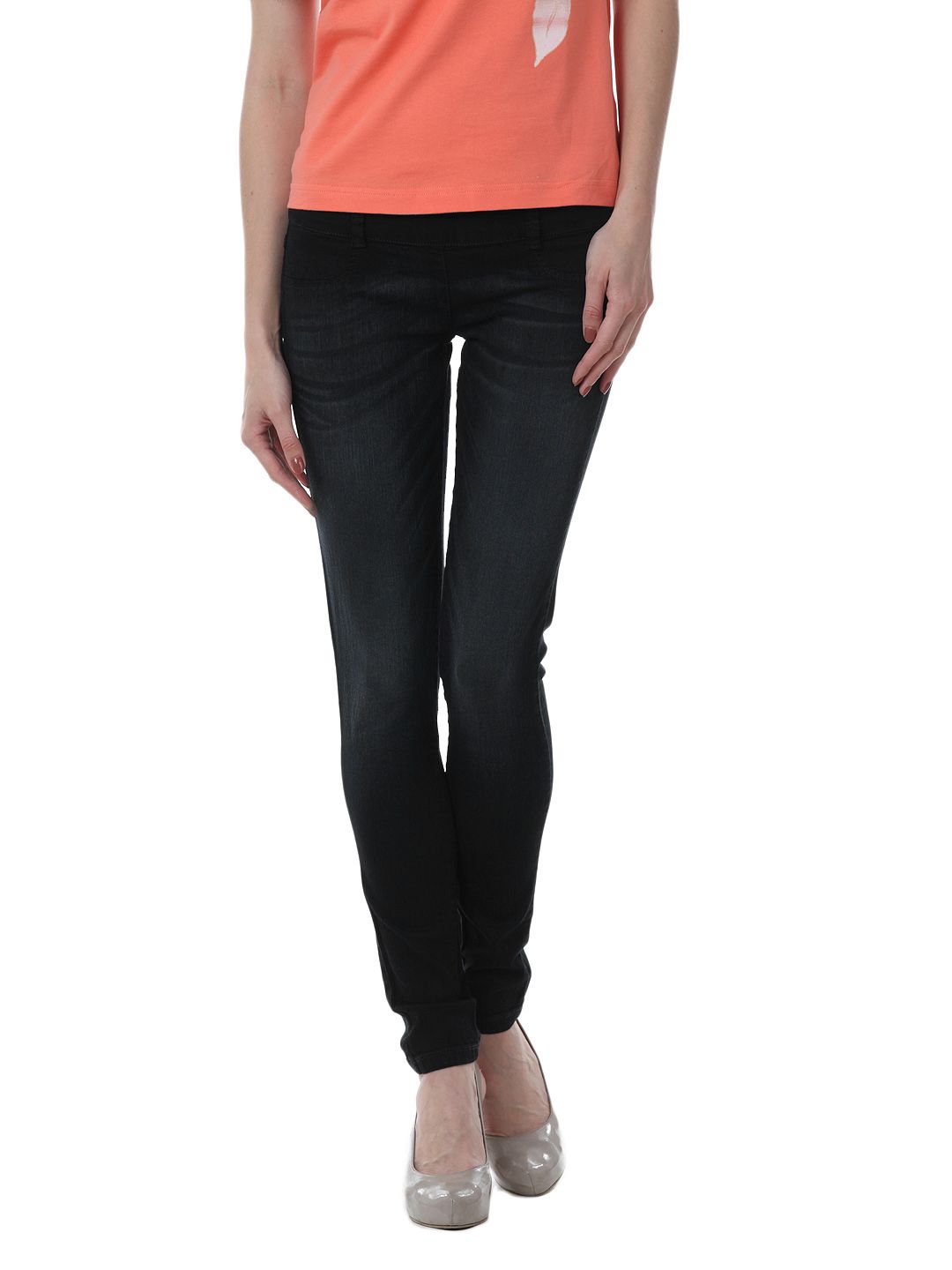 United Colors of Benetton Women Navy Blue Jeggings