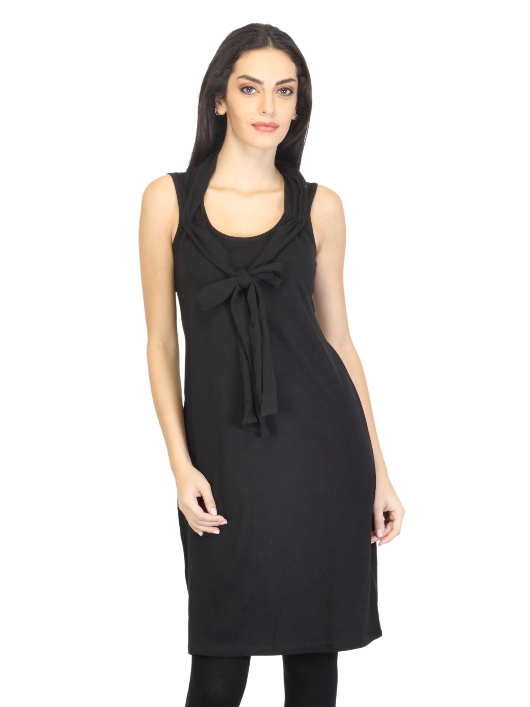 W Women Black Tunic