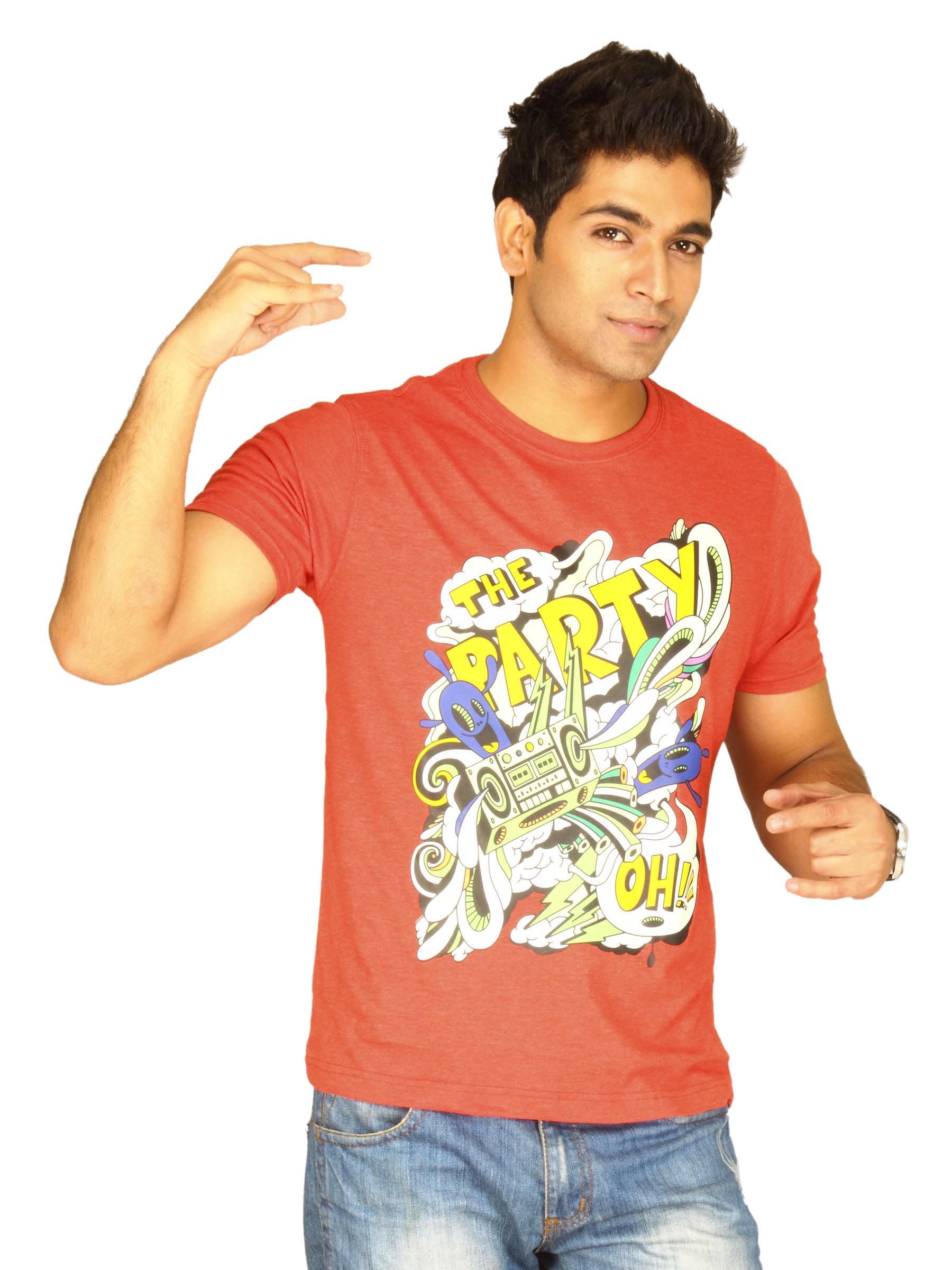 Probase Men's Party Pink T-shirt