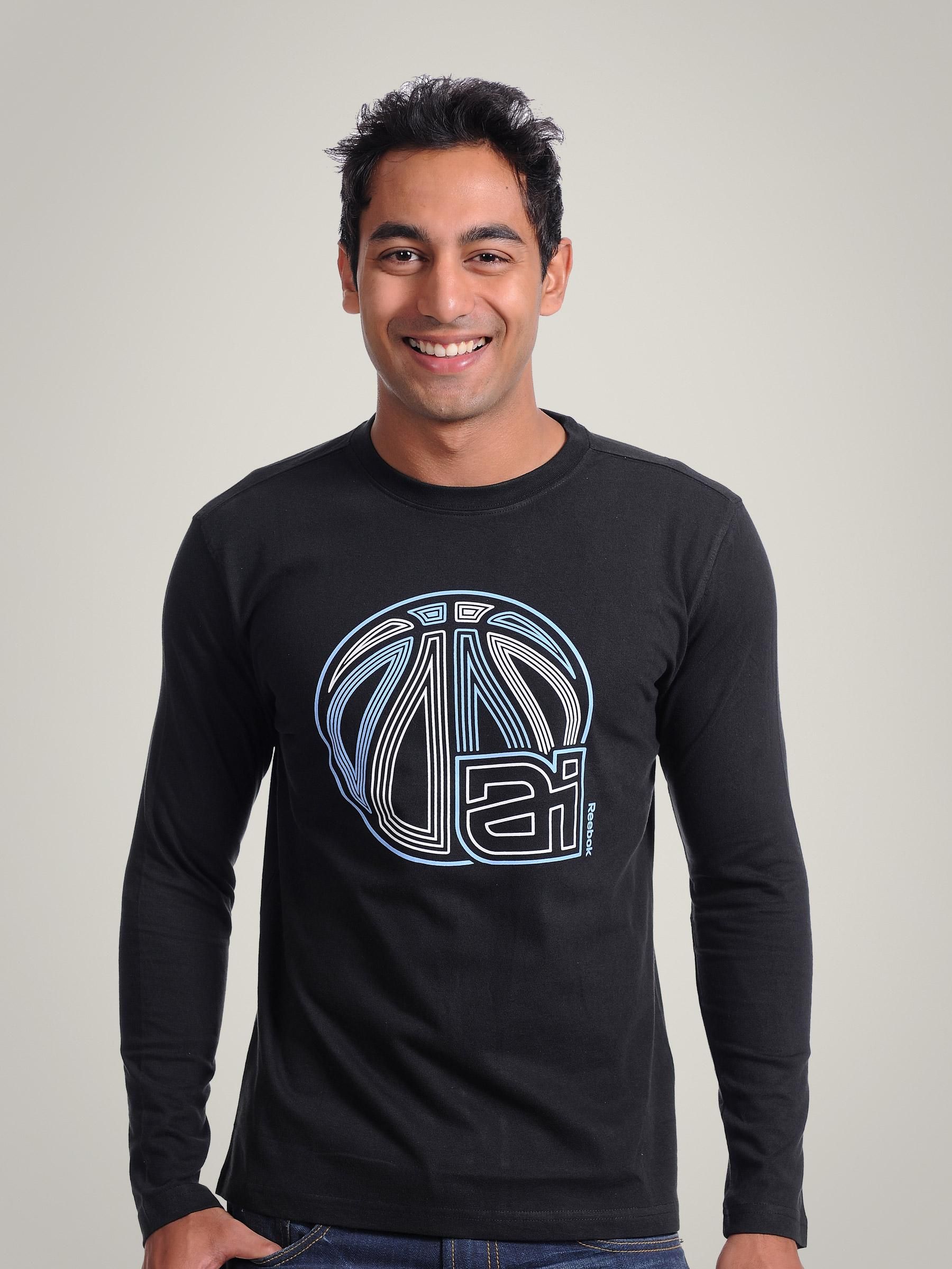 Reebok Mens Lagoon Black T-shirt