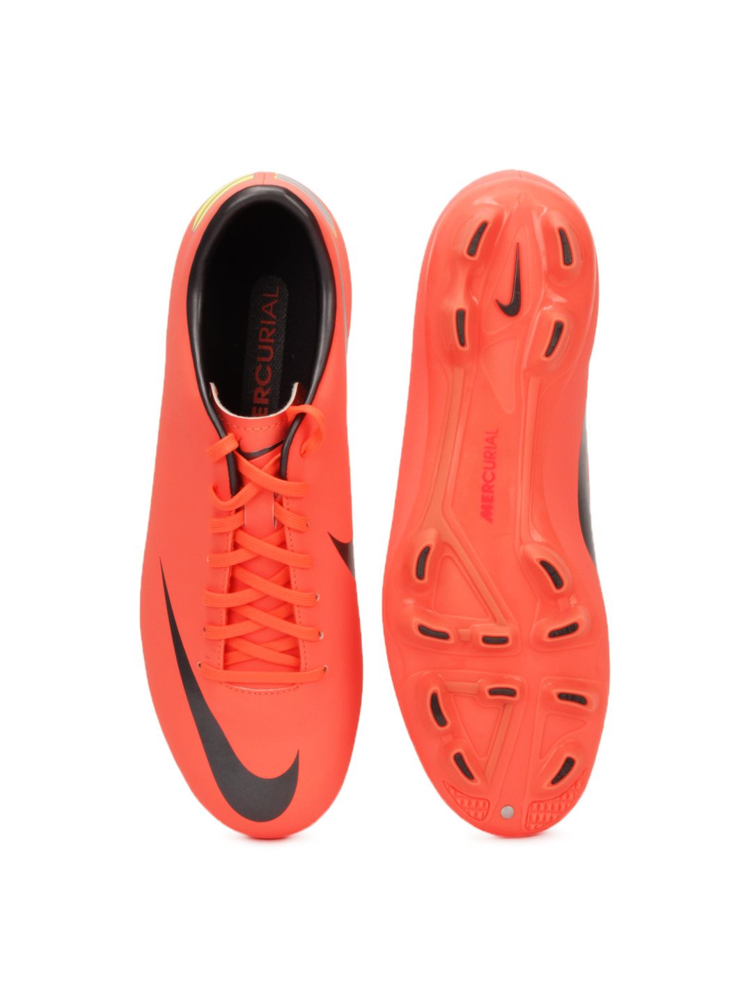 Buy Nike Men Mercurial Victory III HG-V Orange Sports Shoes
