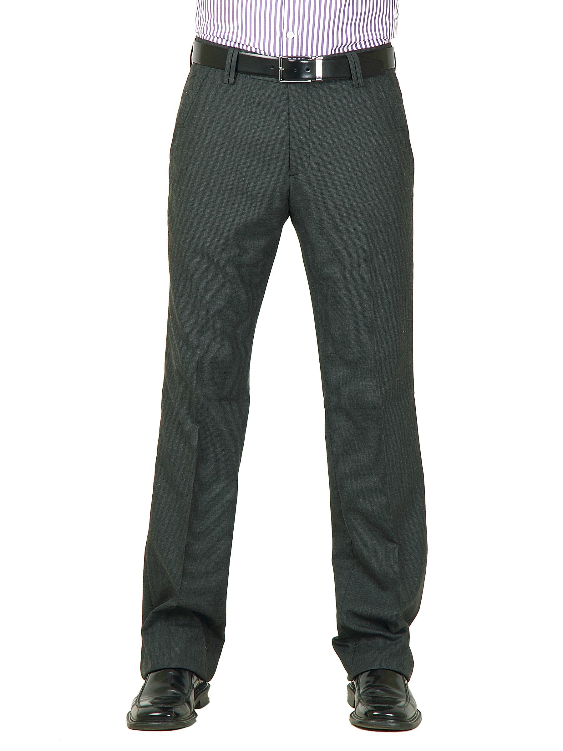 Indigo Nation Men Pv Plan Mix & Max Black Trousers