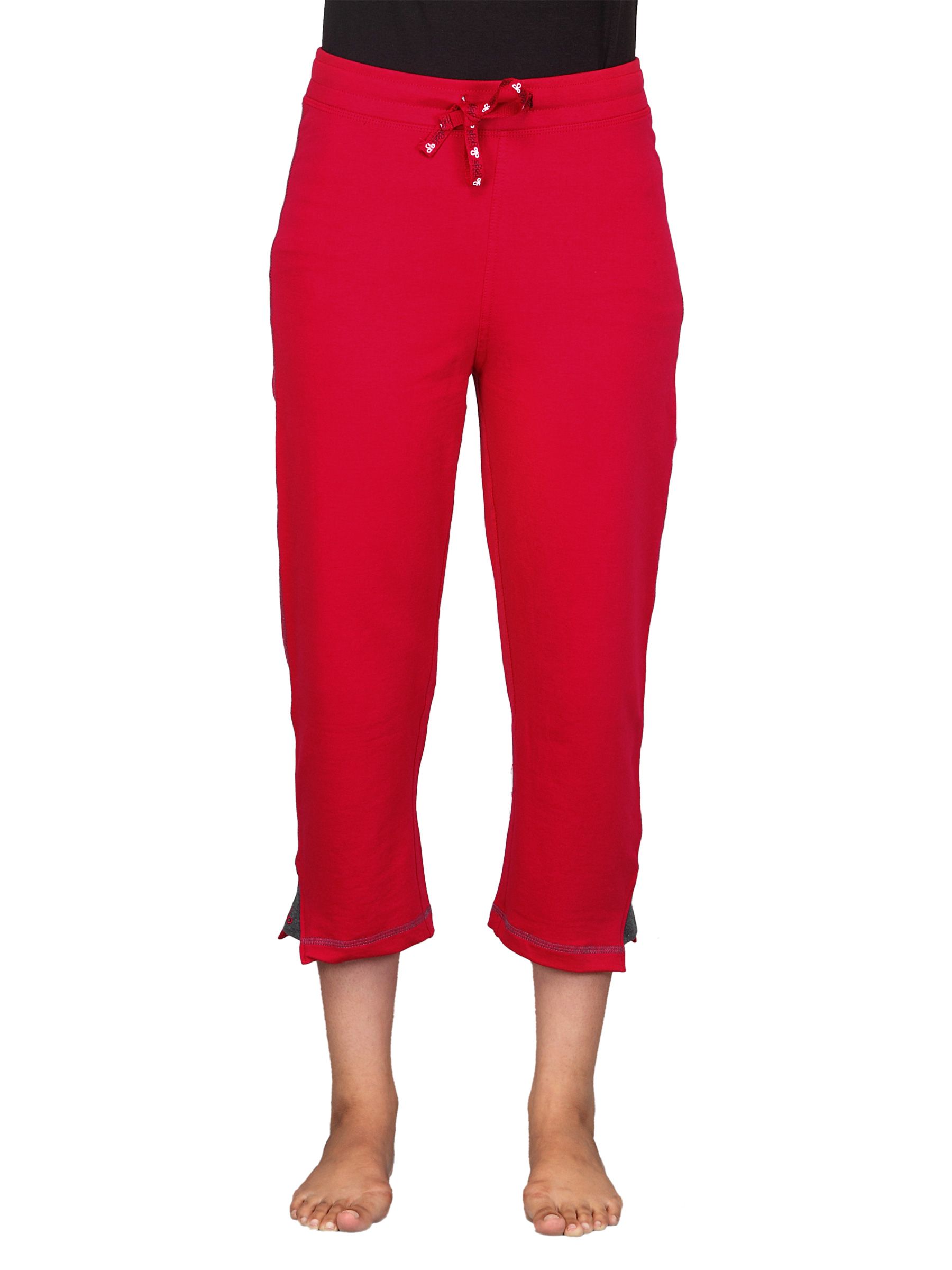 Urban Yoga Women's Bij Red Track Pant