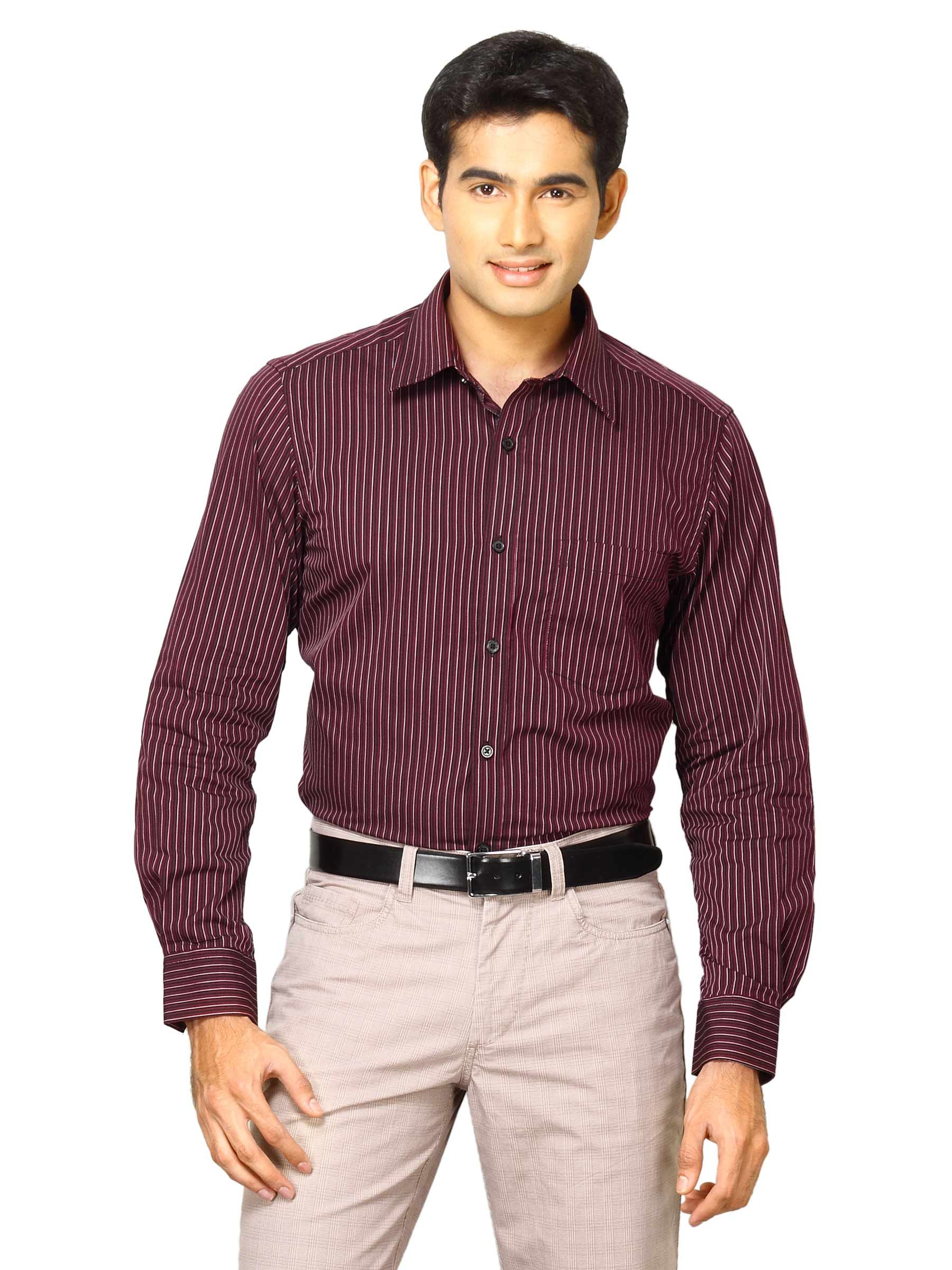 Indigo Nation Men Bling Red Black Shirts