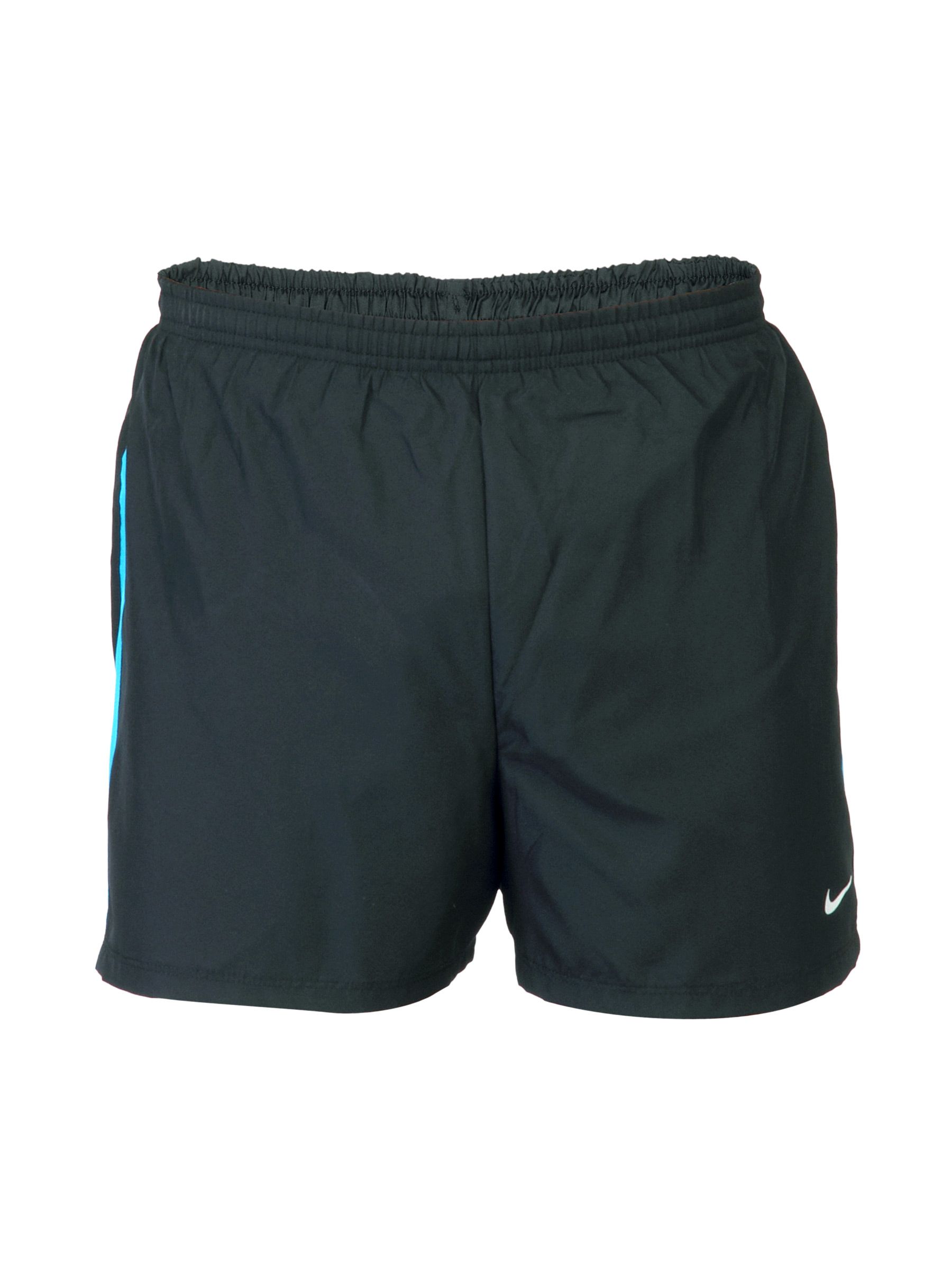 Nike Men Solid Black Shorts