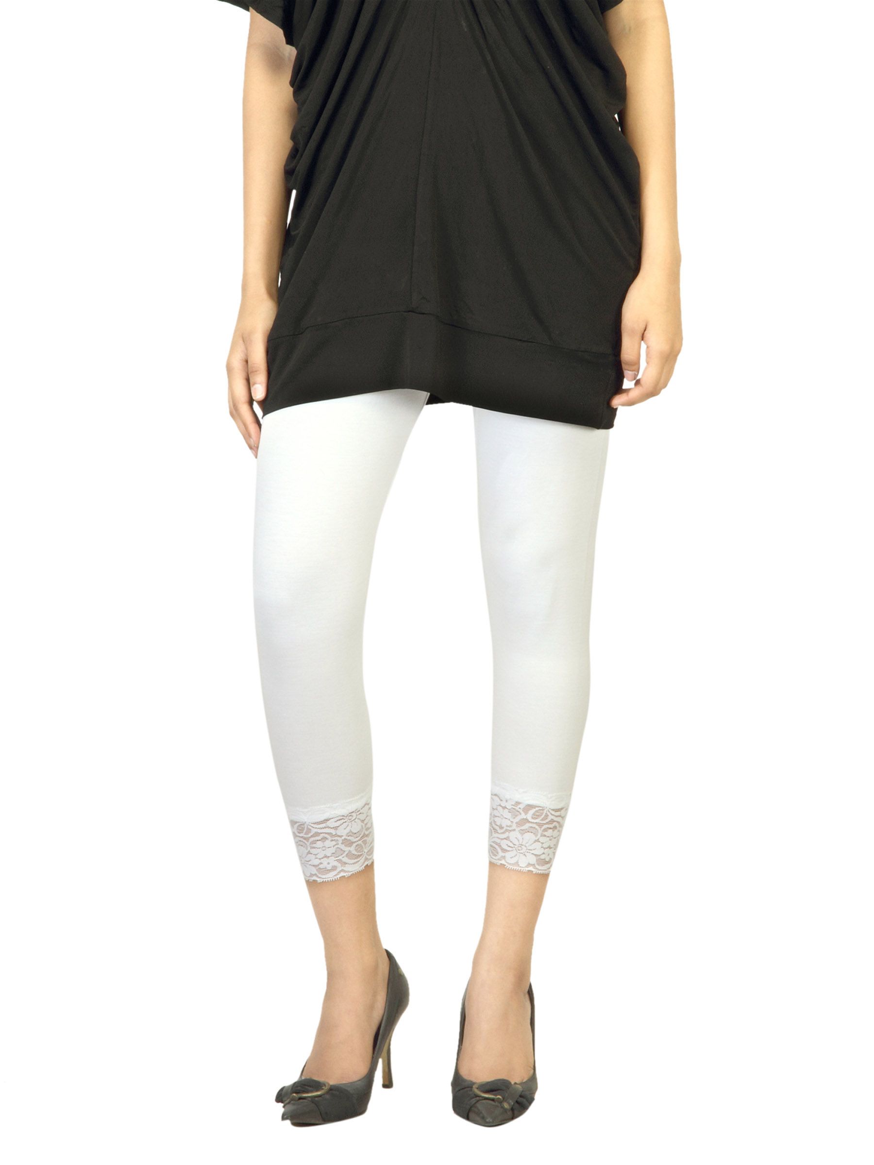 Femella Women White Leggings