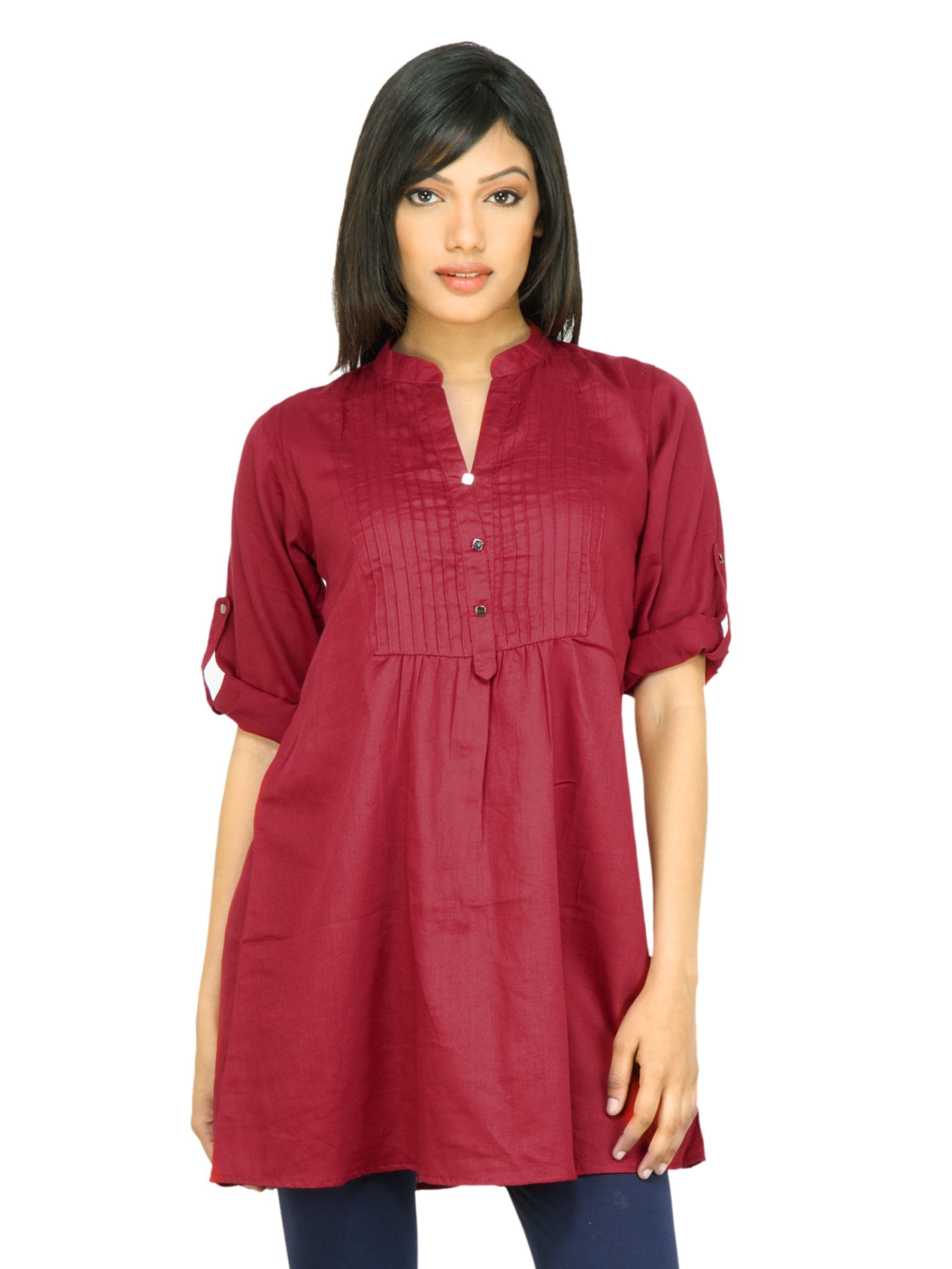 Aneri Women Kavita Maroon Kurti