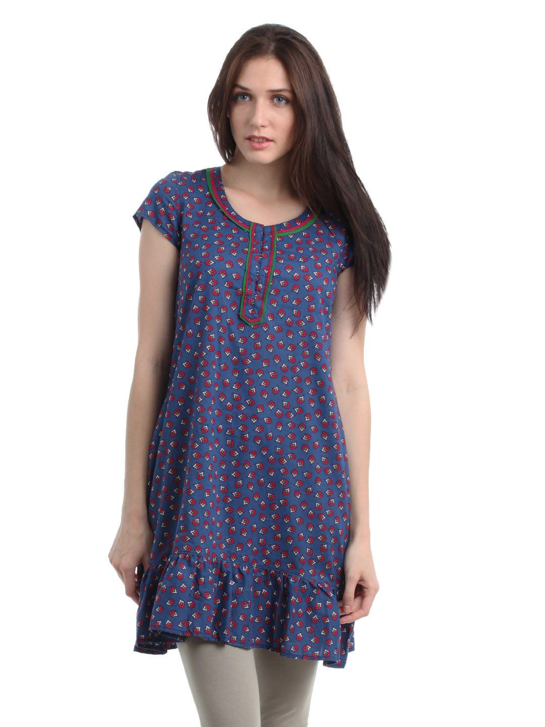 Myntra Women Blue Kurta