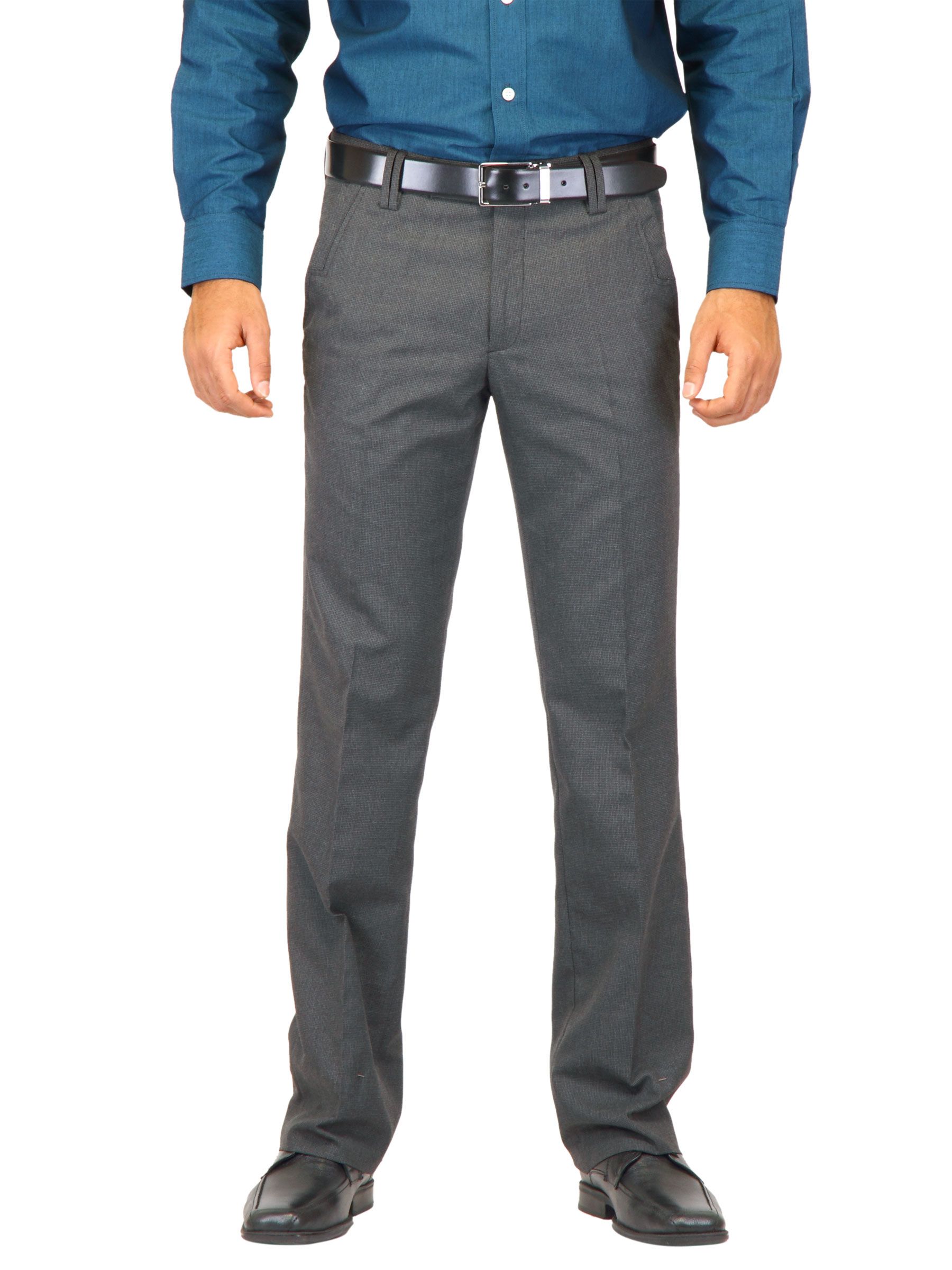 Indigo Nation Men TR Yarn Dyed Black Trousers