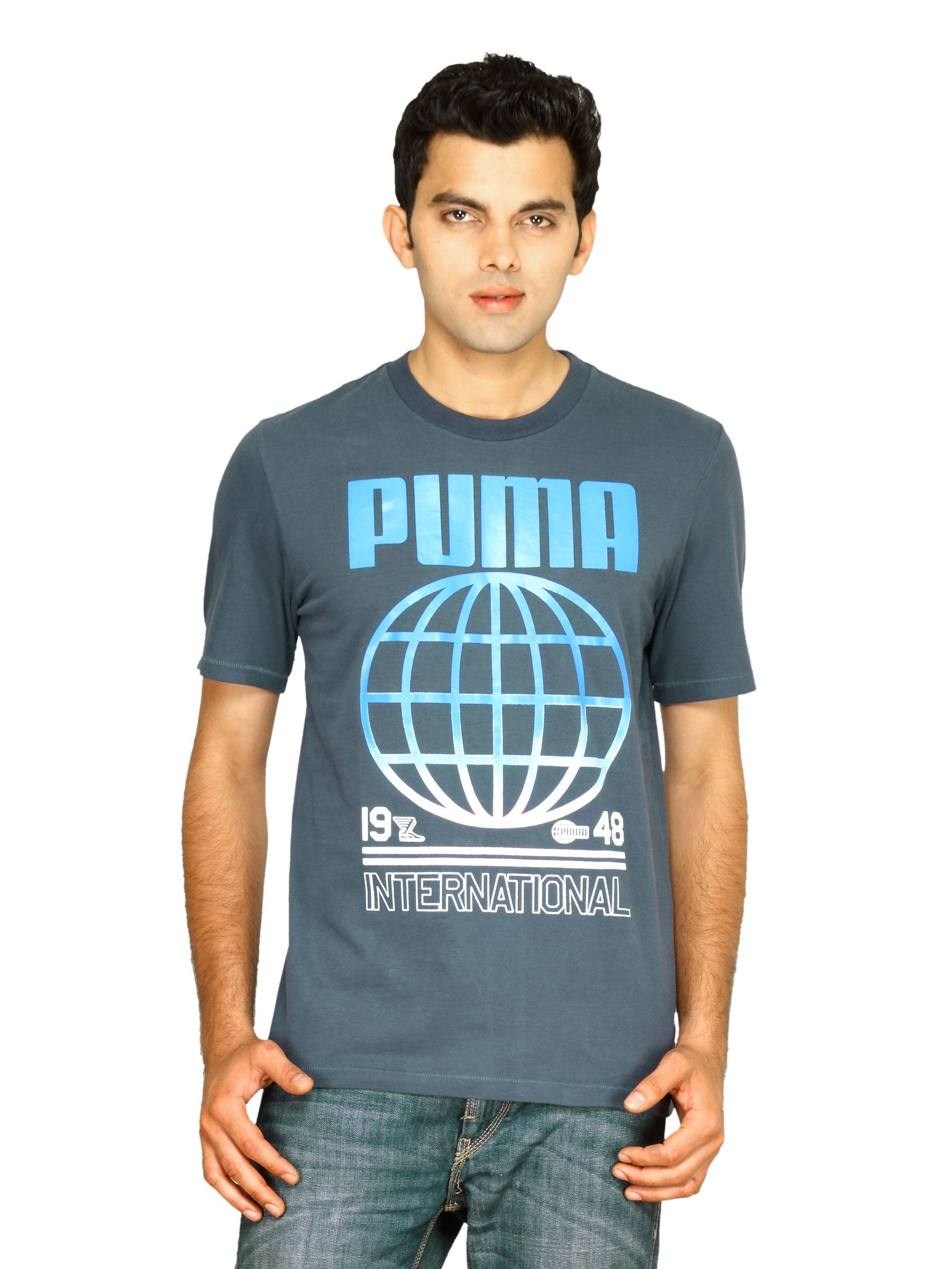 Puma Men's Graphic Mood Indigo Navy T-shirt