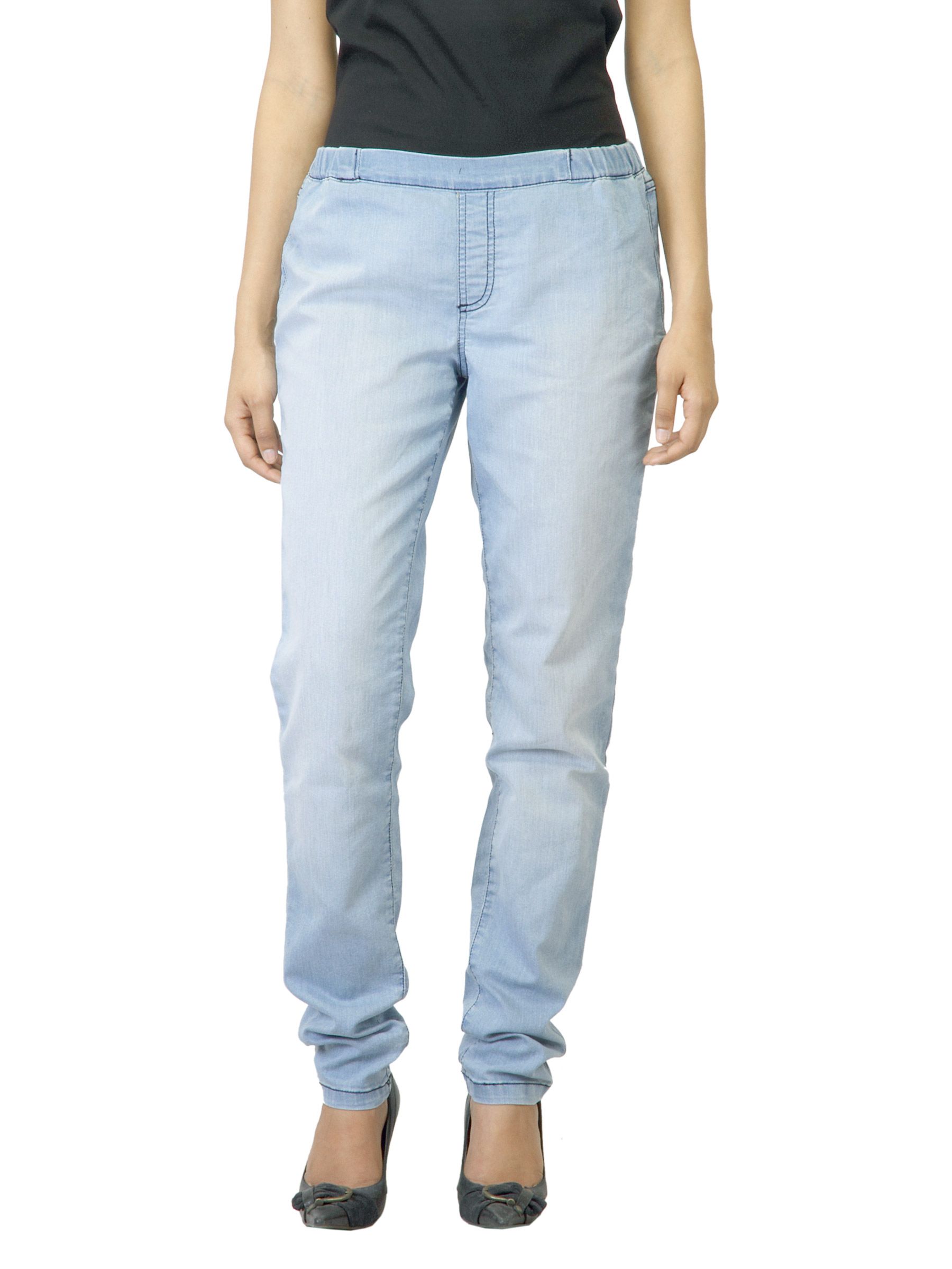 Jealous 21 Women Washed Light Blue Jeggings