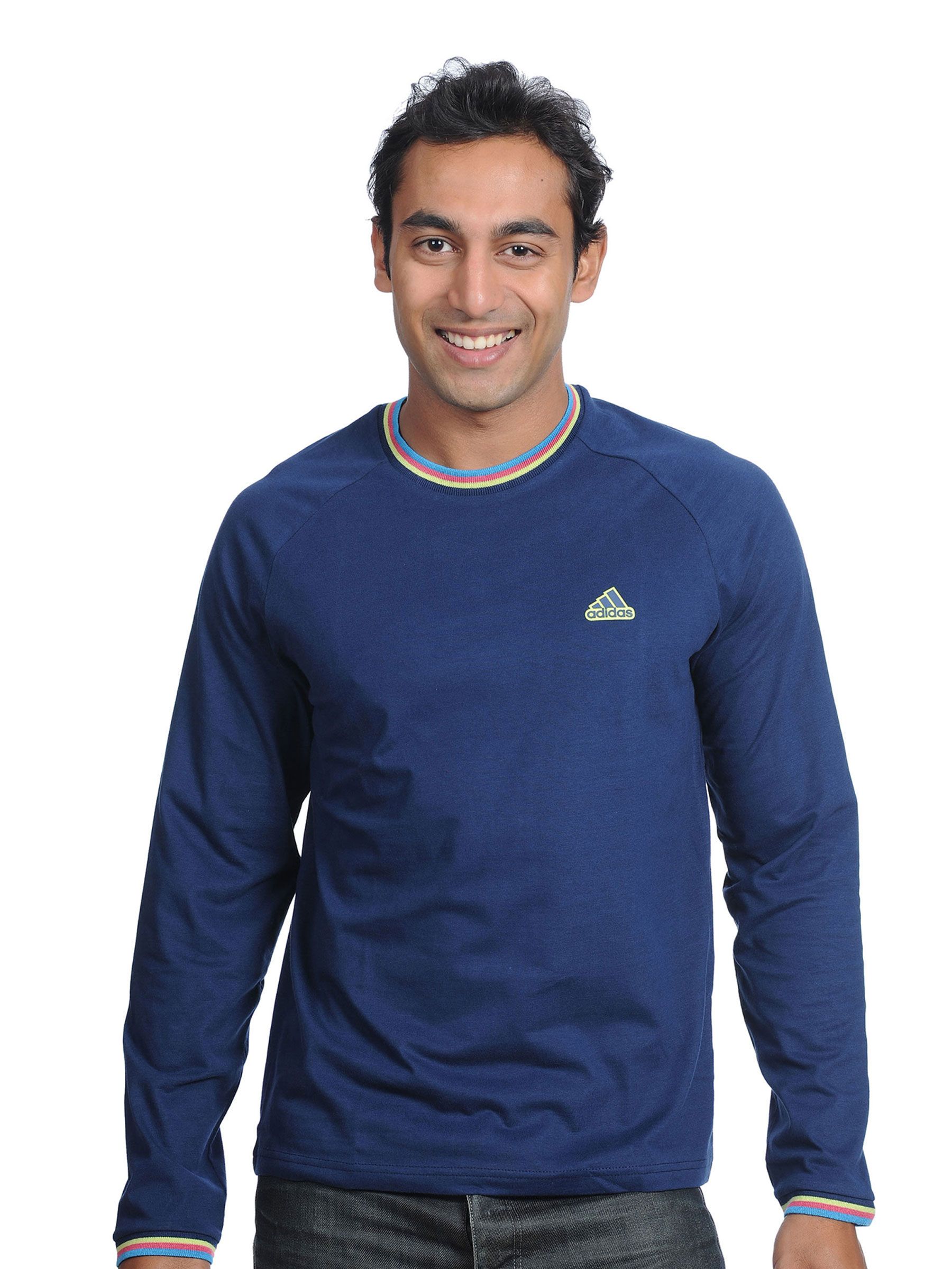 ADIDAS Mens Classic Dark Indigo T-shirt