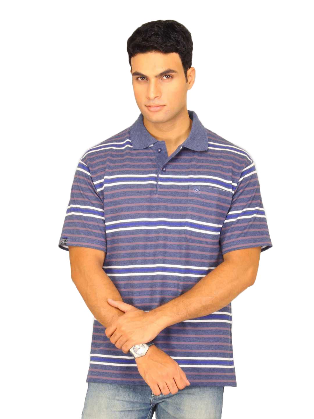 Classic Polo Men's NAvy Melange T-shirt