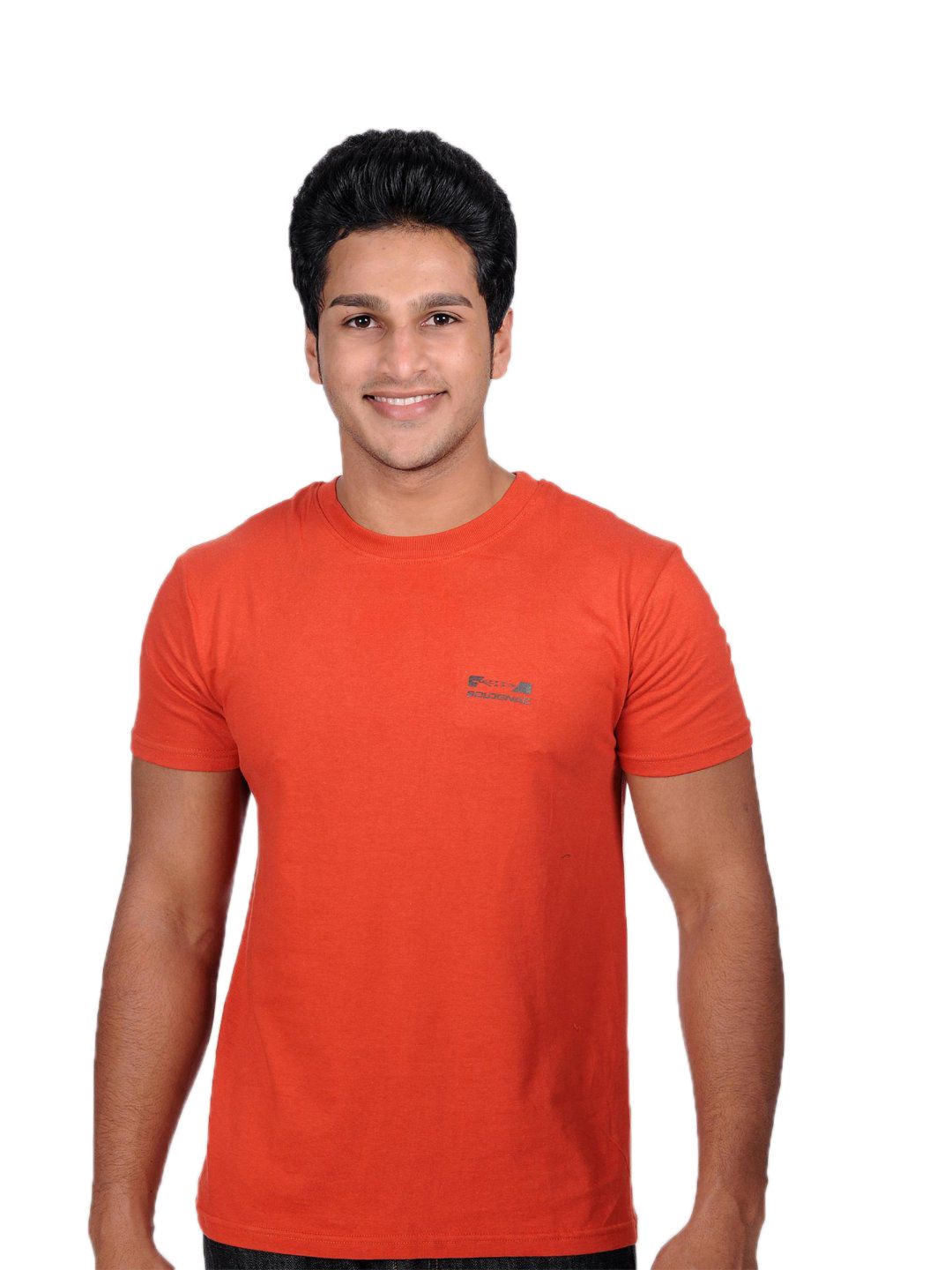 Solognac Men Orange T-shirt