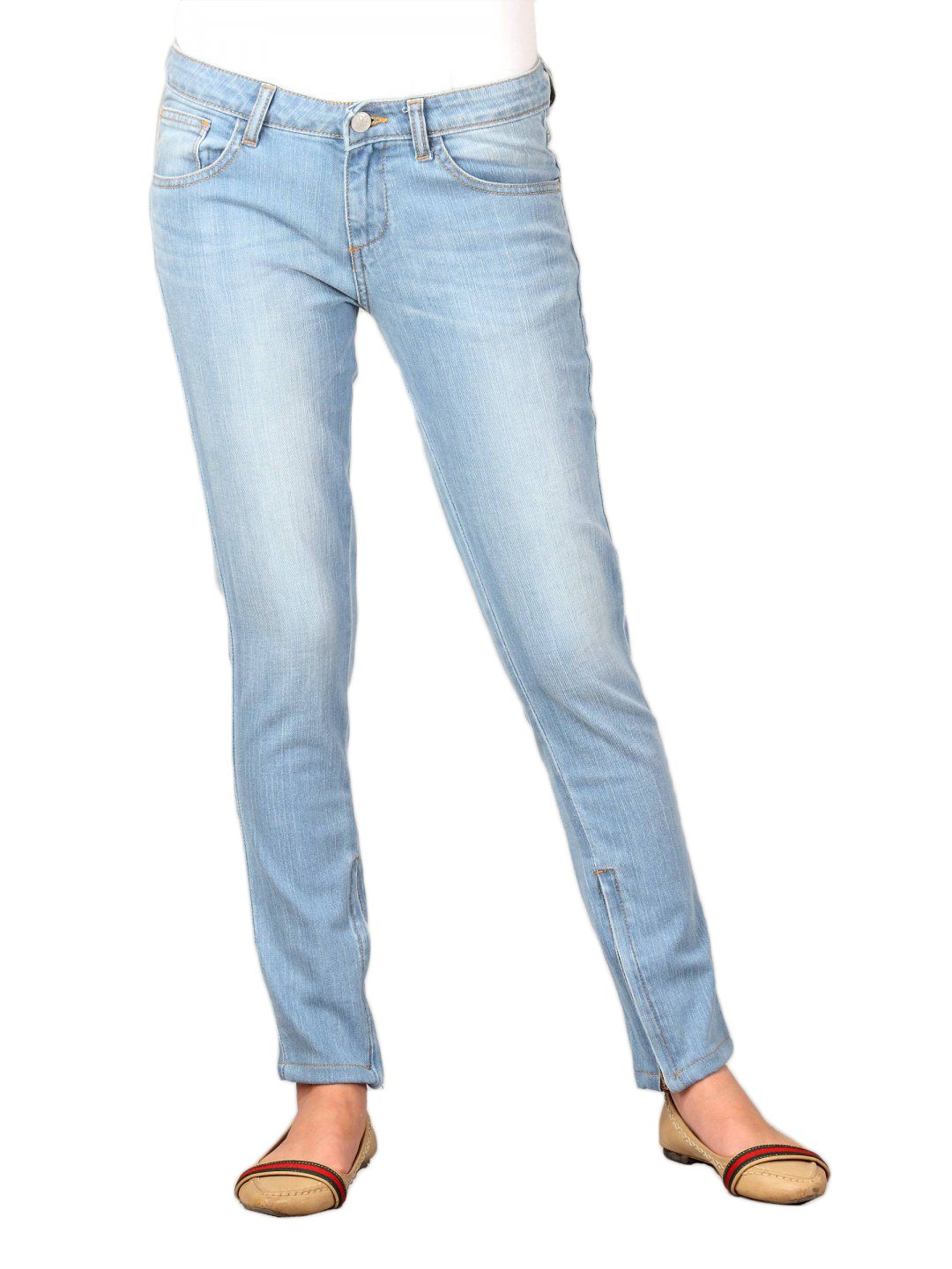 Jealous 21 Women Supper Skinny Zipped Blue Jeans