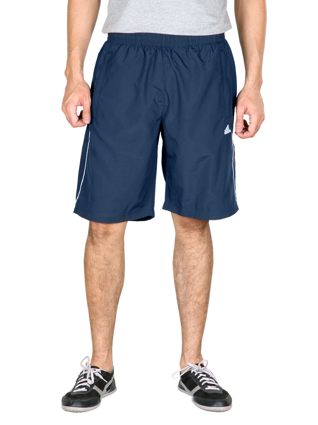 ADIDAS Men Navy Blue Short